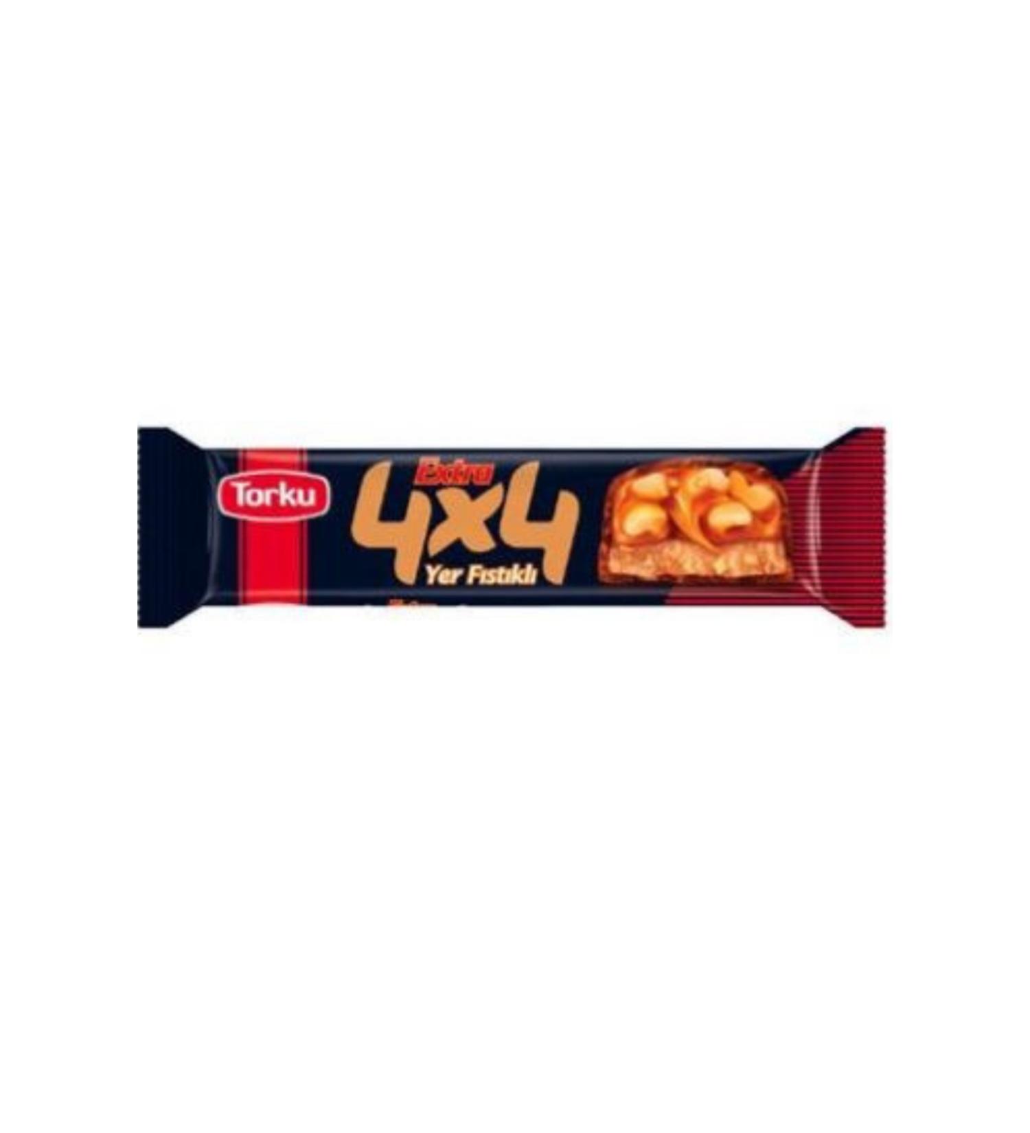 Torku 4x4 Peanut Bar 40 Grams 24 Pieces