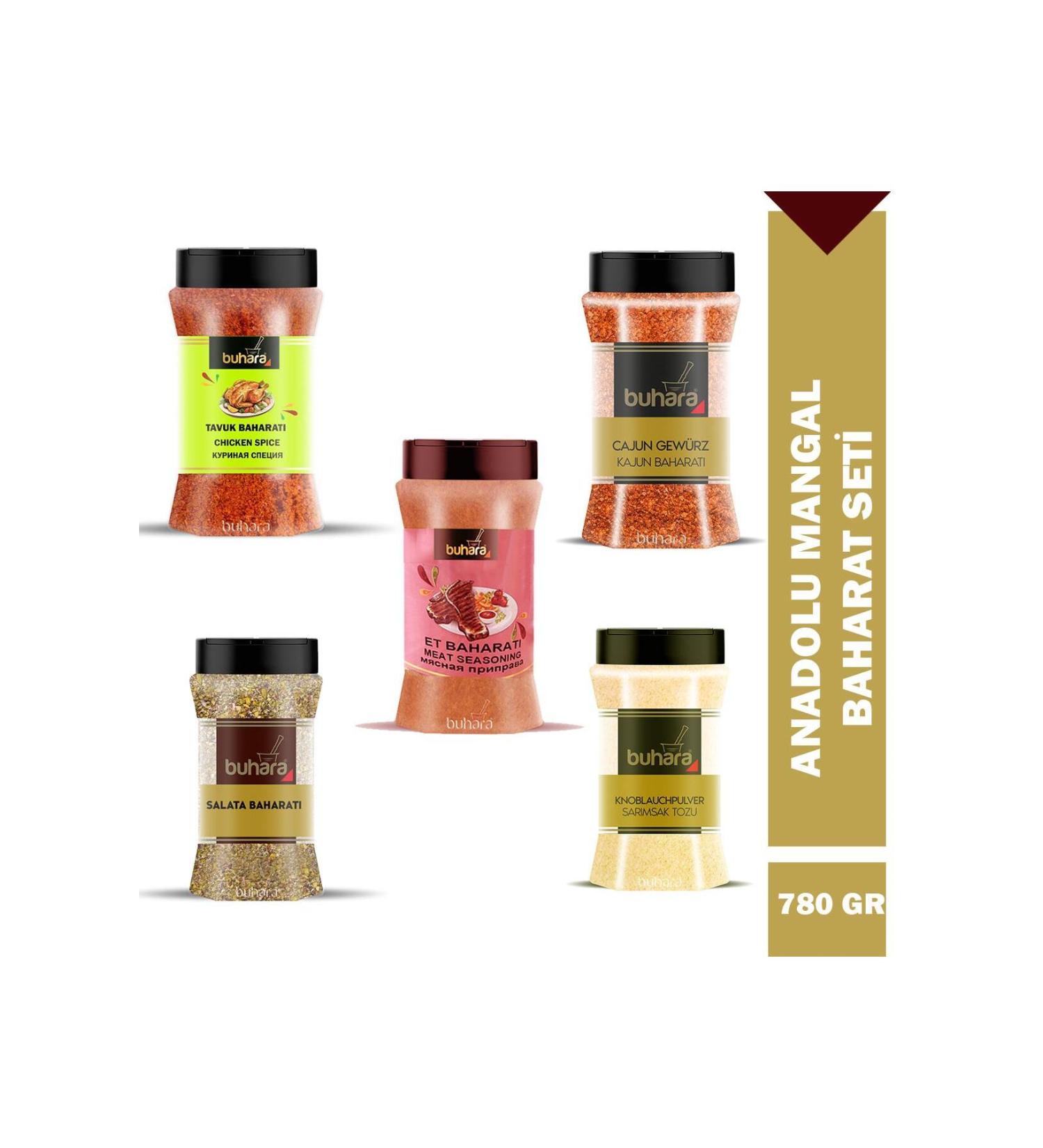 Buhara ANATOLIAN BARBECUE SPICES SET OF 5 780 GR