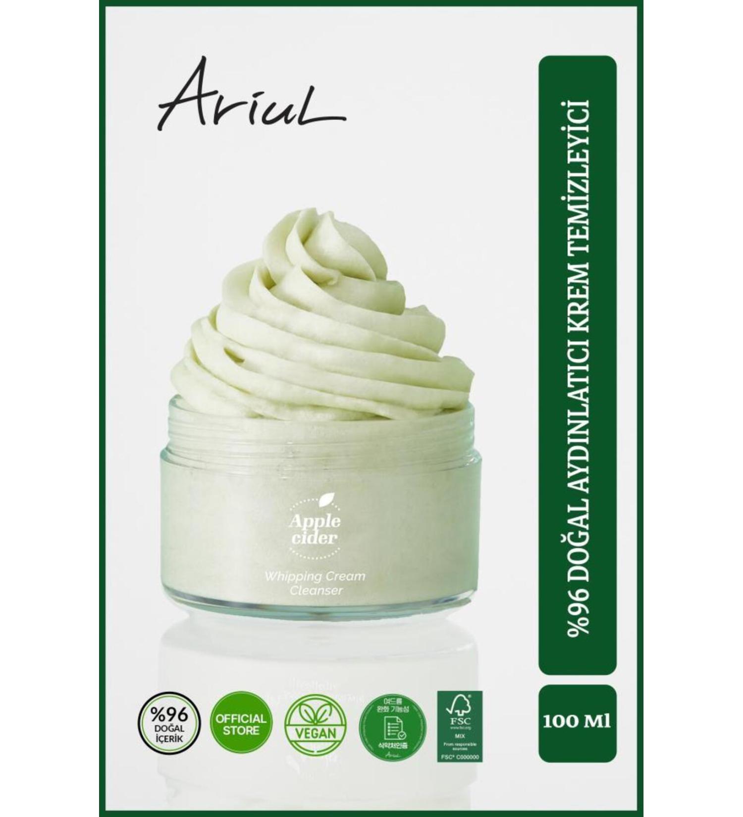 Ariul Apple Cider Cream Based Cleanser 100 Ml | Natural Brightener | Apple Extract - Buy Online on GoSupps.com
