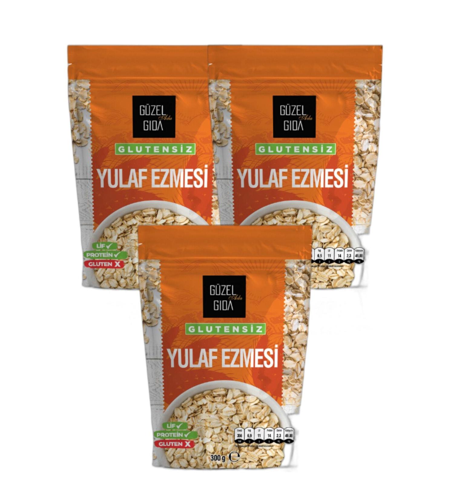Guzel Ada G da Gluten Free Oatmeal 3 X 300 gr - Buy Online on GoSupps.com