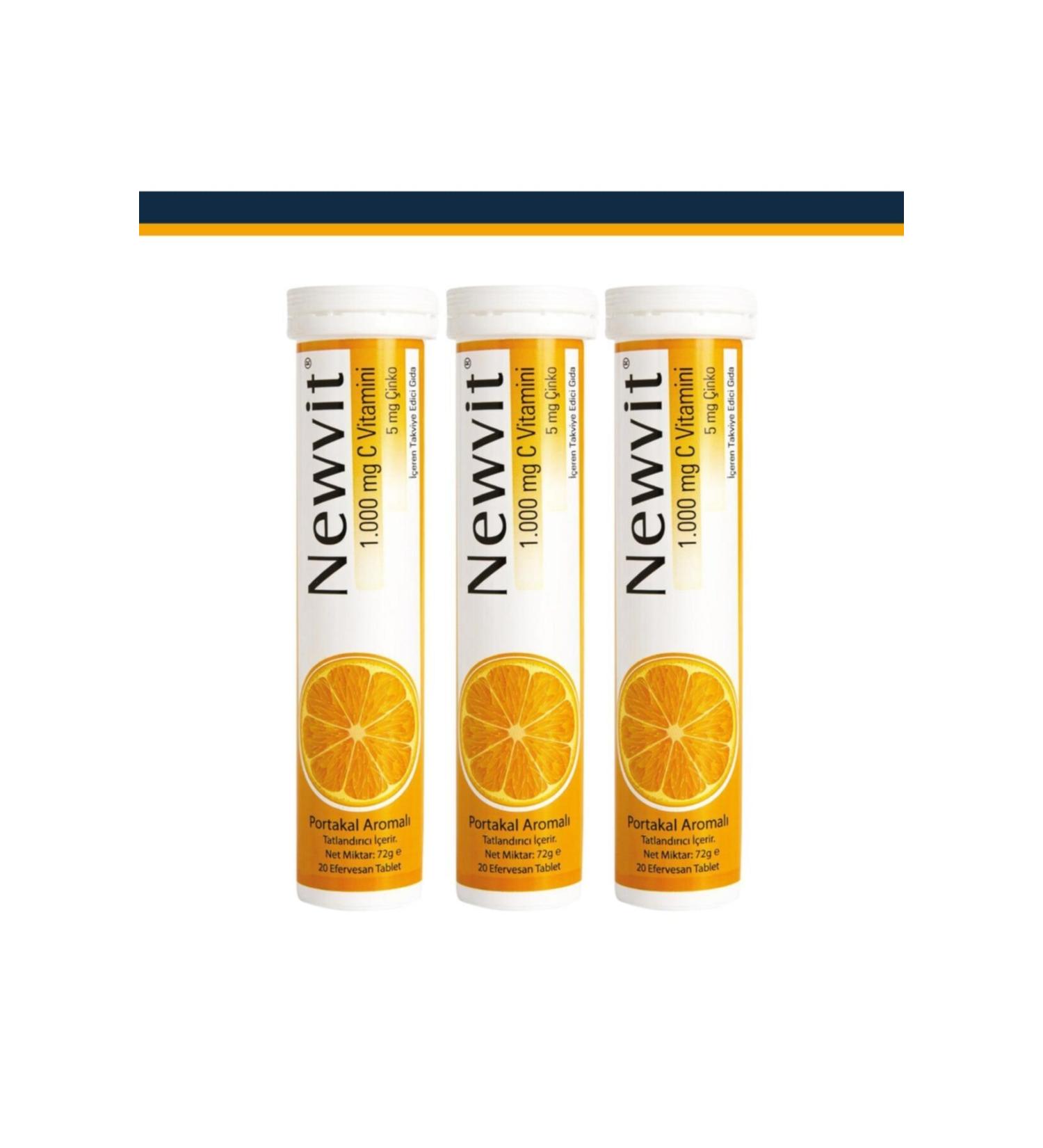 Newvit Vitamin C Zinc Effervescent 3x