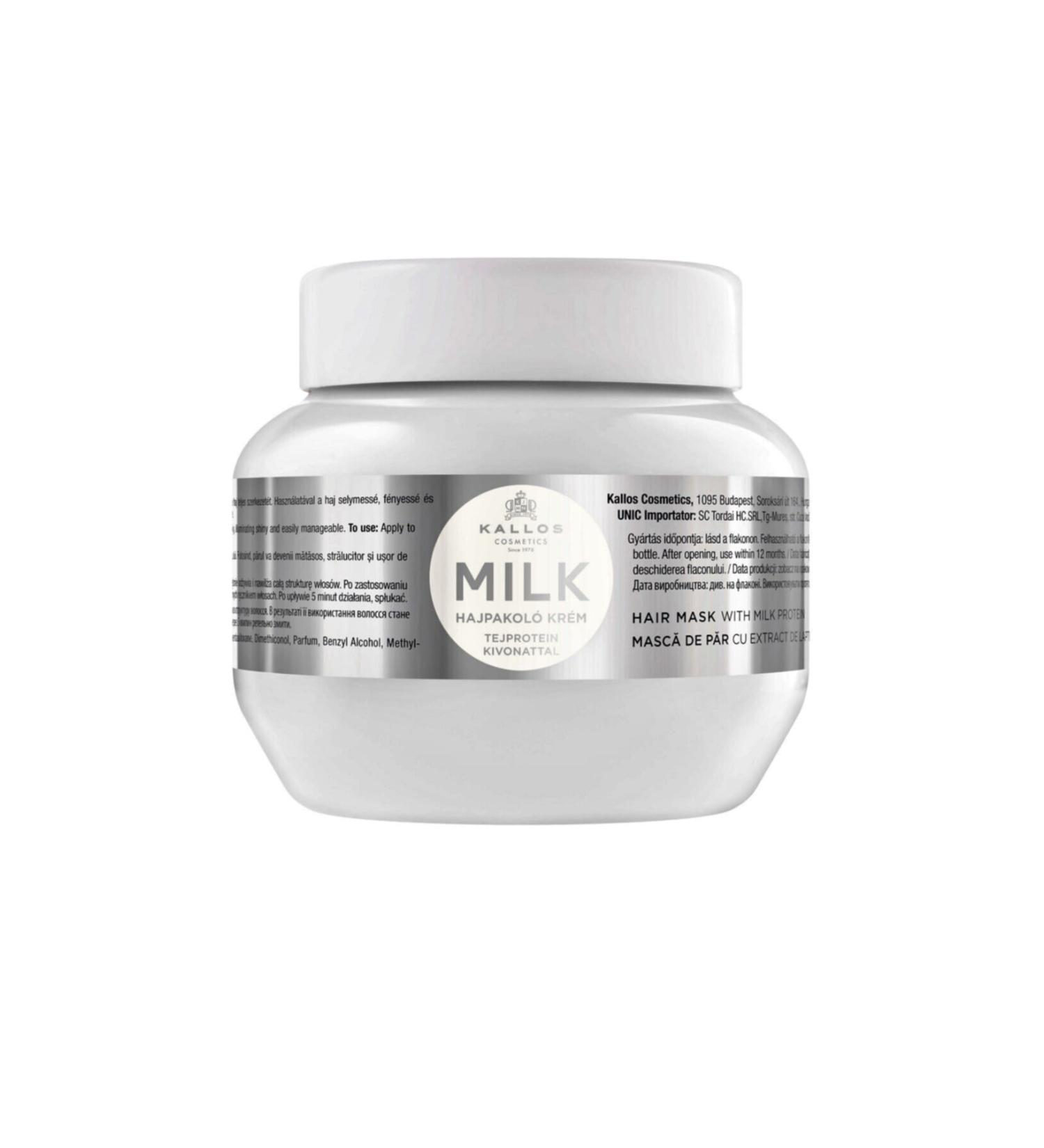 Kallos Cosmetics Milk Hair Mask Milk Protein Hair Care Mask 275 ml