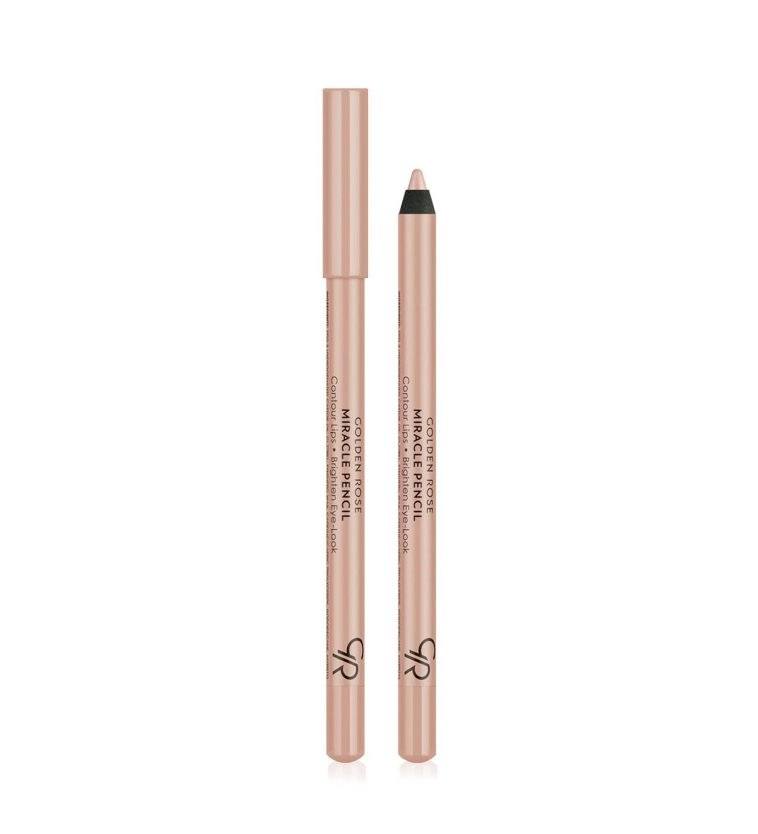 Golden Rose Eye and Lip Illuminating Pencil - Miracle Pencil Contour Lips Brighten Eye-look