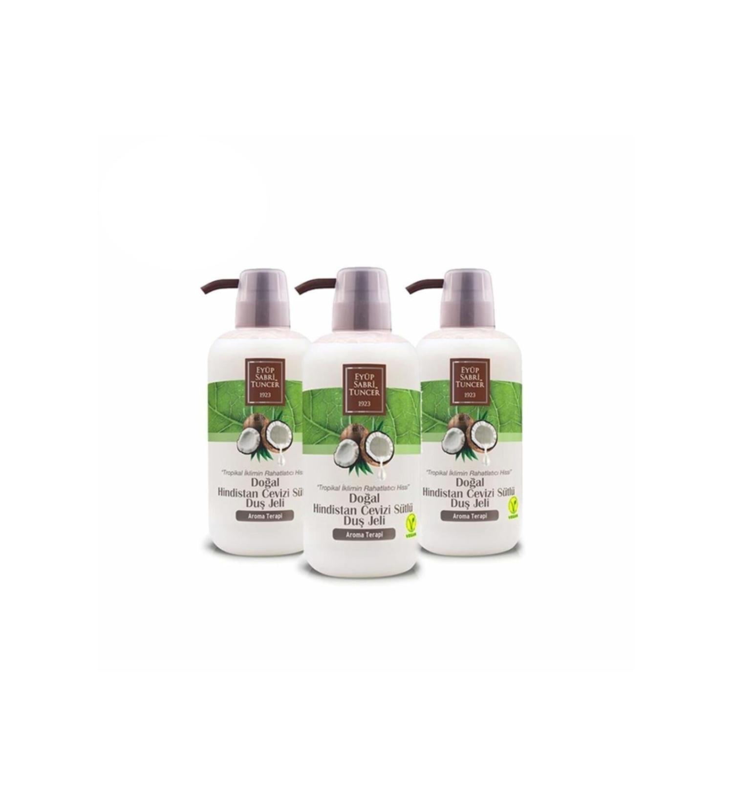 Ey p Sabri Tuncer Coconut Milk Shower Gel Set 3 Pack