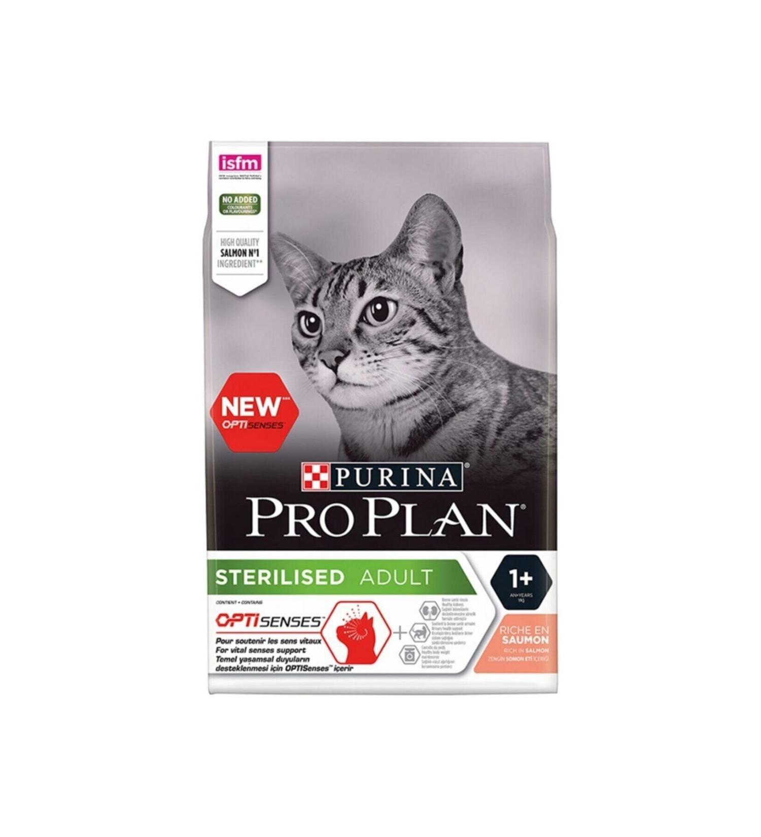 Pro Plan Sterilized Salmon Adult Dry Cat Food 10 Kg.