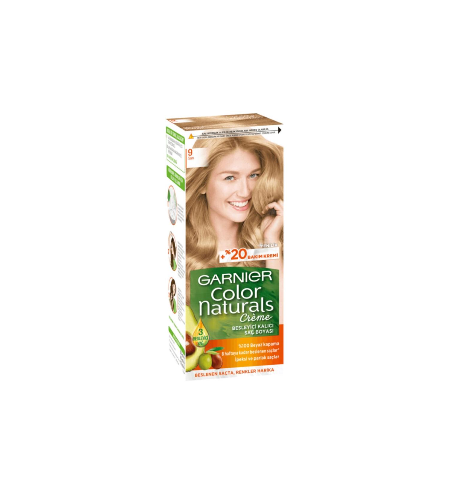 Garnier Color Naturals Hair Dye Yellow No: 9 - Buy Online on GoSupps.com