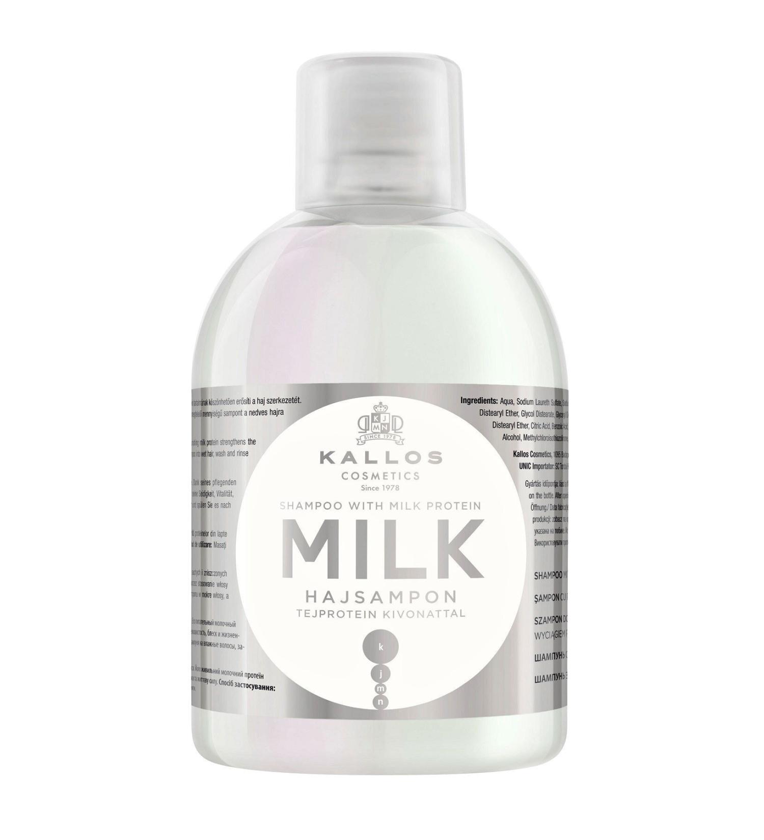Kallos Cosmetics Milk 1000ml Milk Protein Shampoo