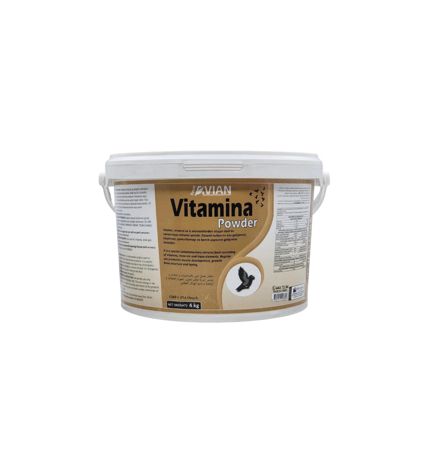 Royal la Royal la Vitamina Powder 4 Kg. Vitamin and Mineral Supplement