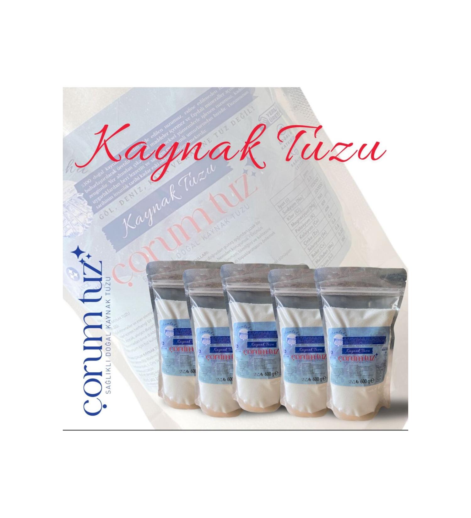  orum Memlaha orum Salt Natural Source Salt Ground 600g 5 Packs - Buy Online on GoSupps.com