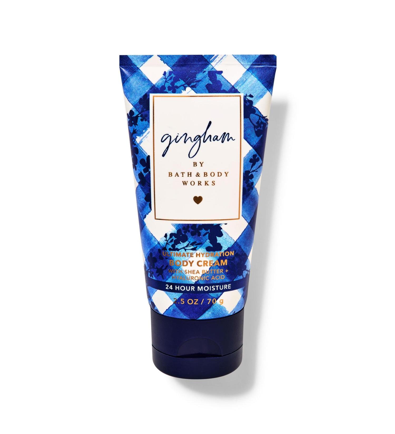 Bath & Body Works Gingham Travel Size Body Cream 70g