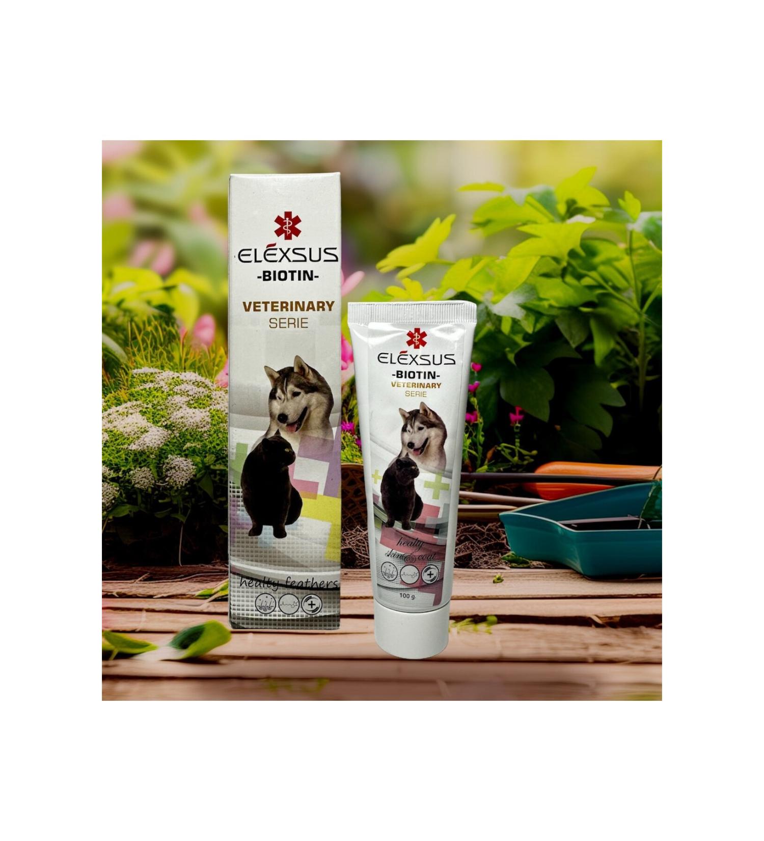 Elexsus Biotin Cat Hair Removal Prevention Vitamin Malt 100gr