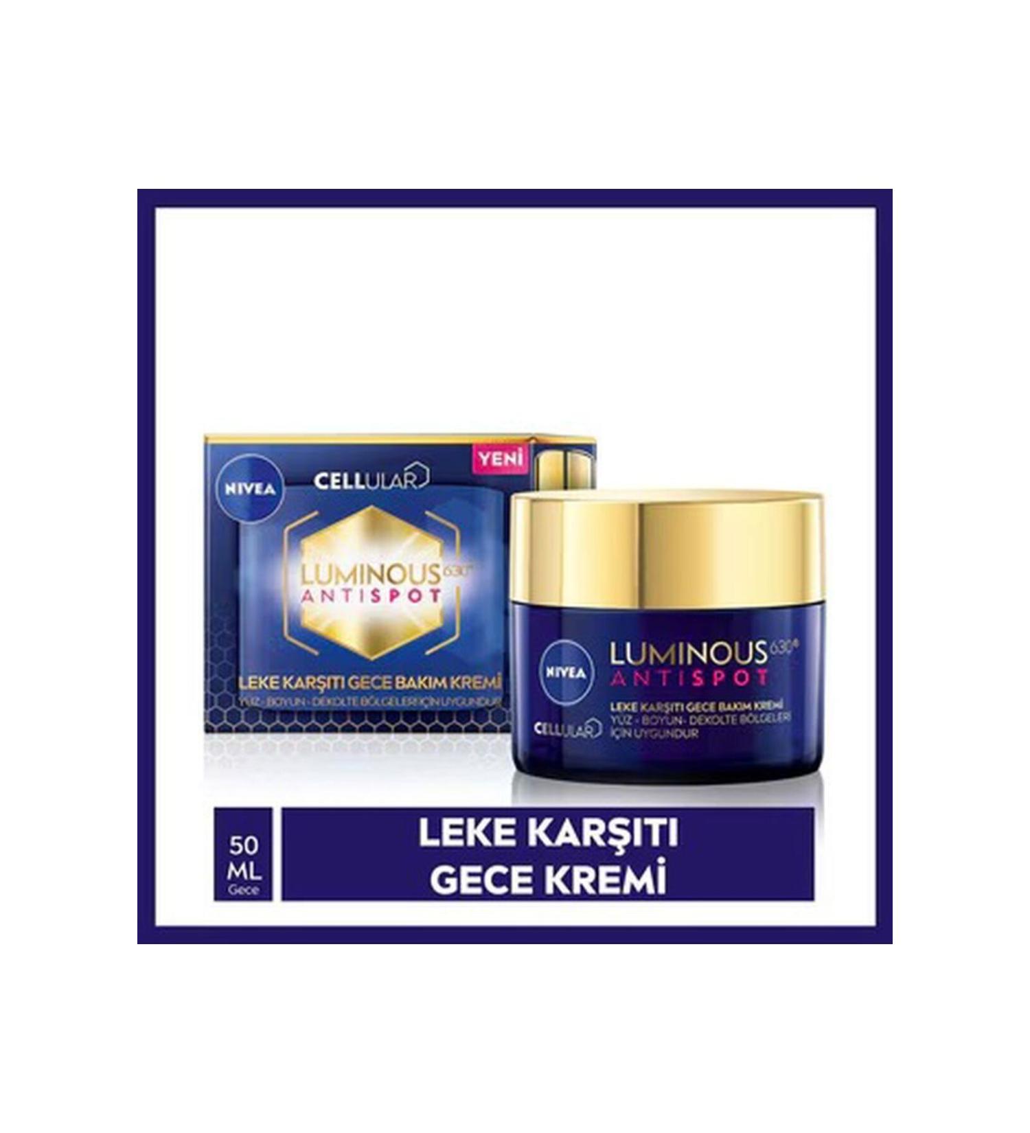 NIVEA Repairing and Strengthening Night Cream Helping to Reduce Blemishes 50 ml DkHair1625