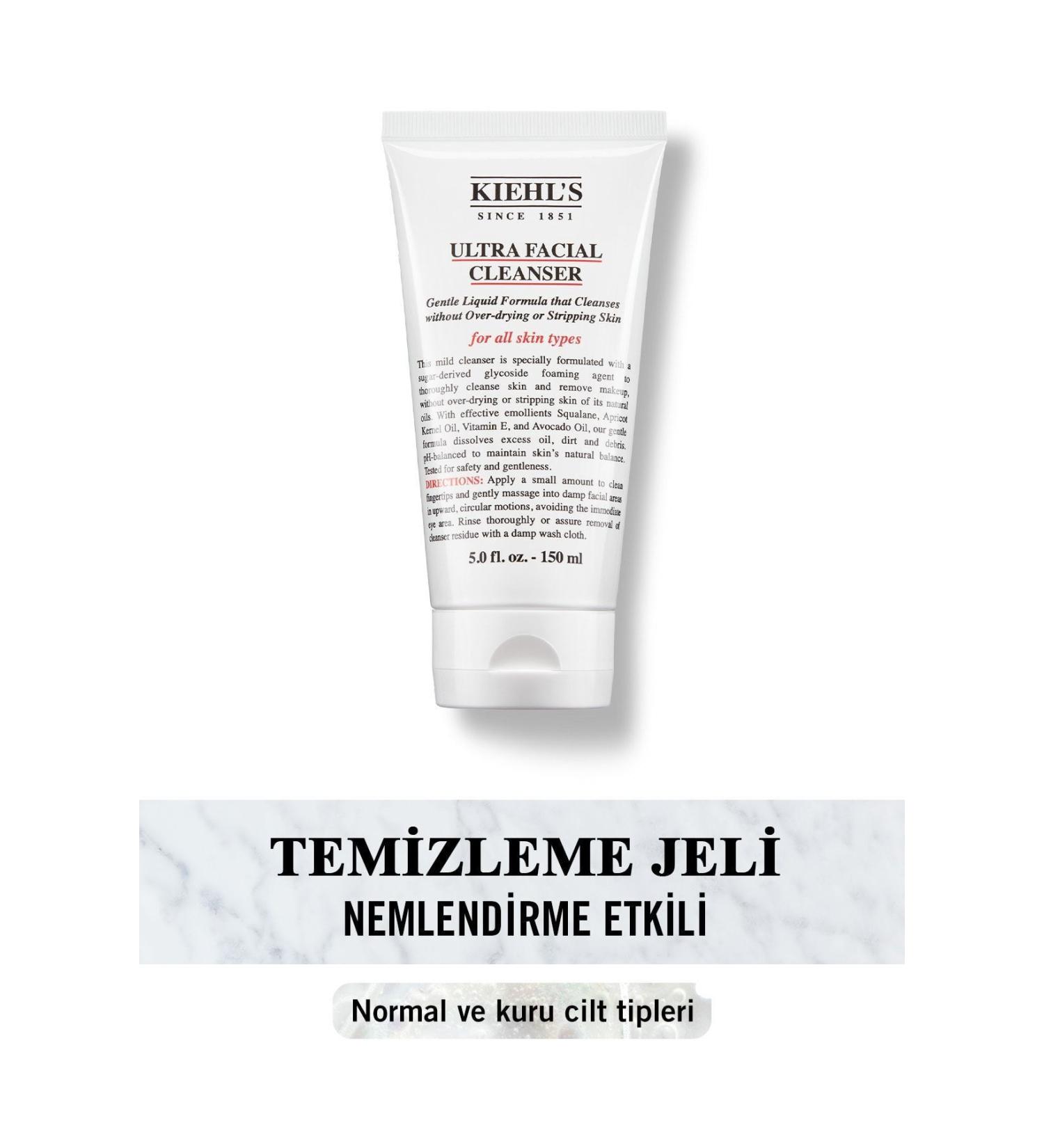 Kiehl's ULTRA FACIAL DAILY CLEANSING GEL 150 ML Passi.4082 - Buy Online on GoSupps.com