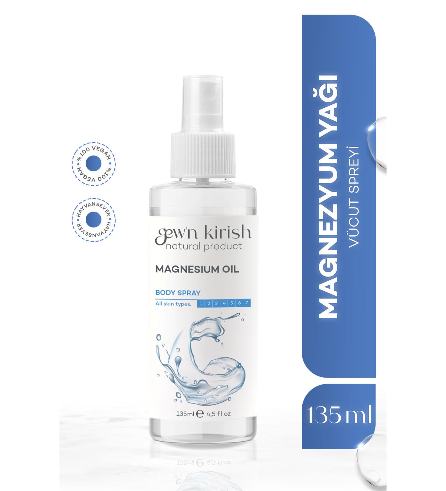 Gewn Kirish Pure Magnesium Oil 135 ml - Buy Online on GoSupps.com