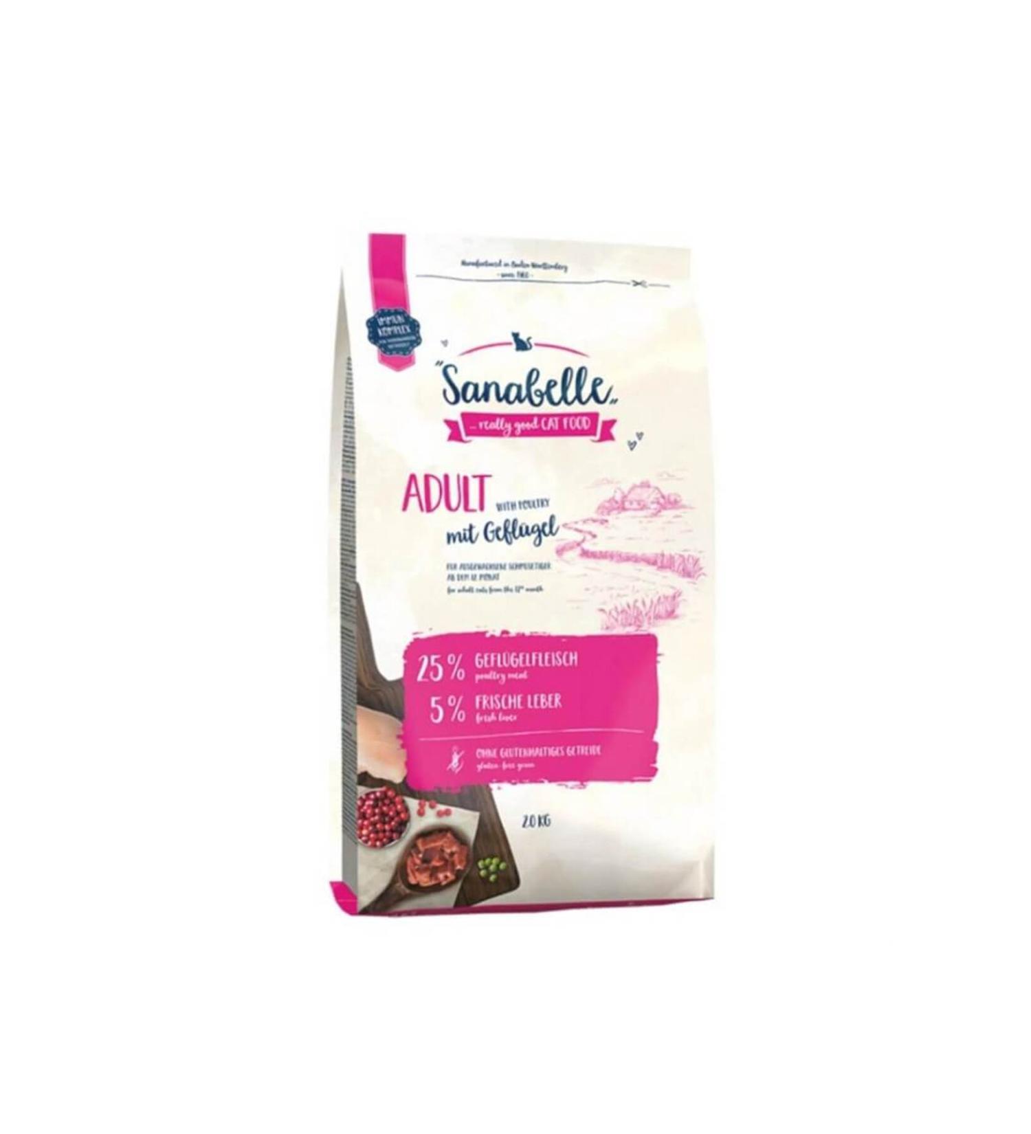 Sanabelle Adult Poultry Adult Cat Food 2 Kg