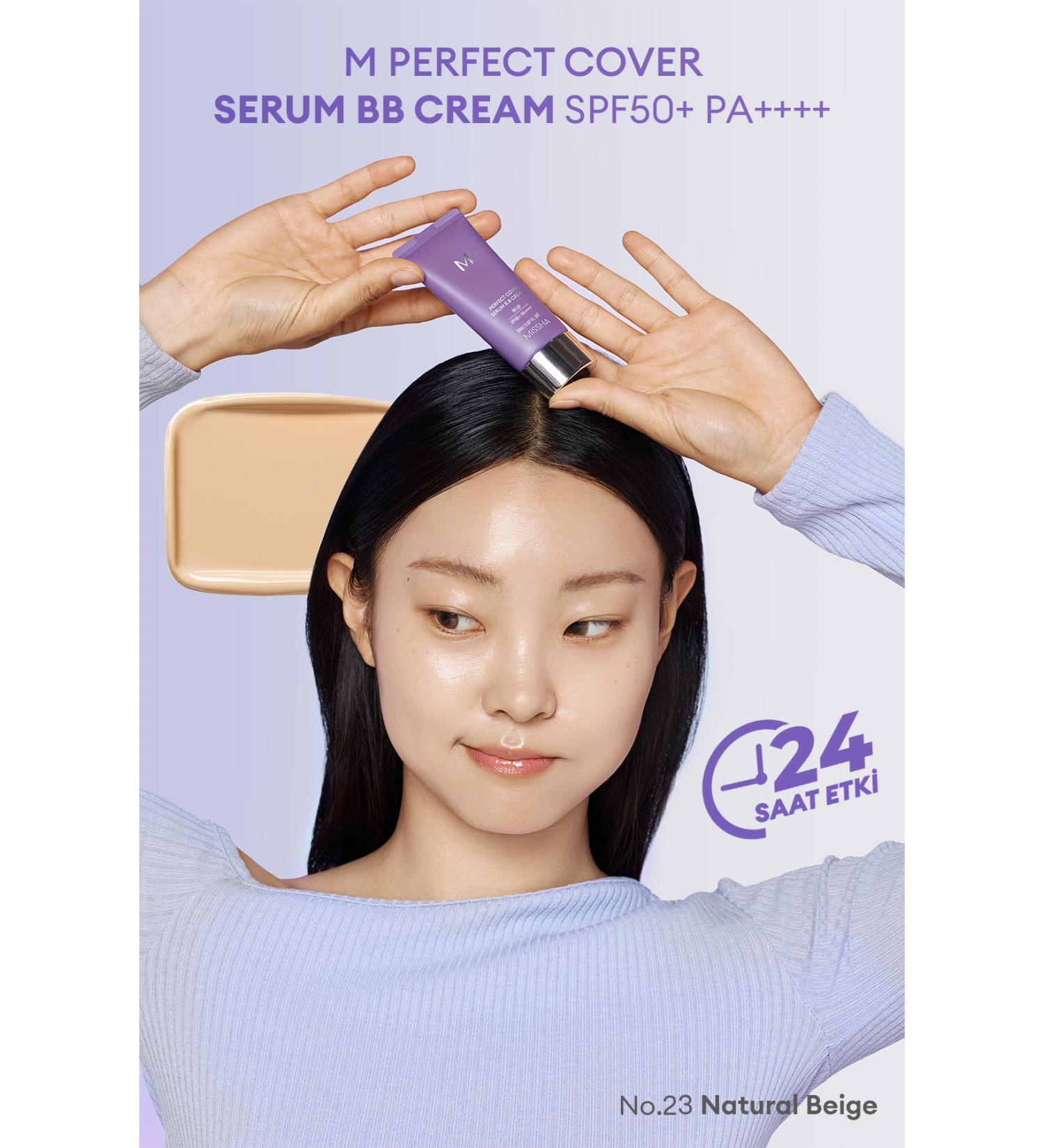 Missha Anti-Aging Care and Bright Appearance M Perfect Cover Serum BB Cream SPF50+/PA++++ No:23 - Buy Online on GoSupps.com