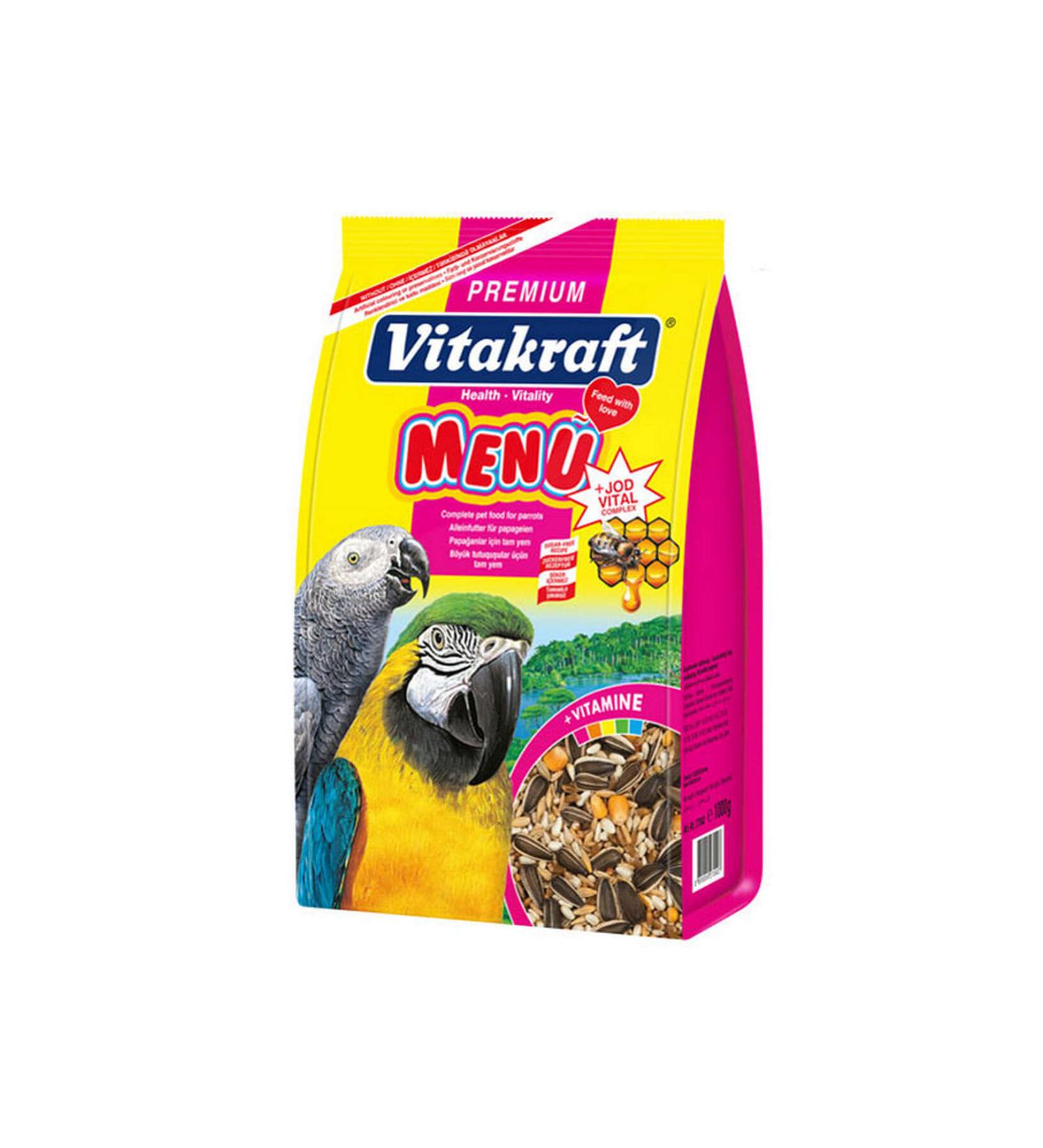 Vitakraft Menu Parrot Food 1000 gr X 1 Piece 106008