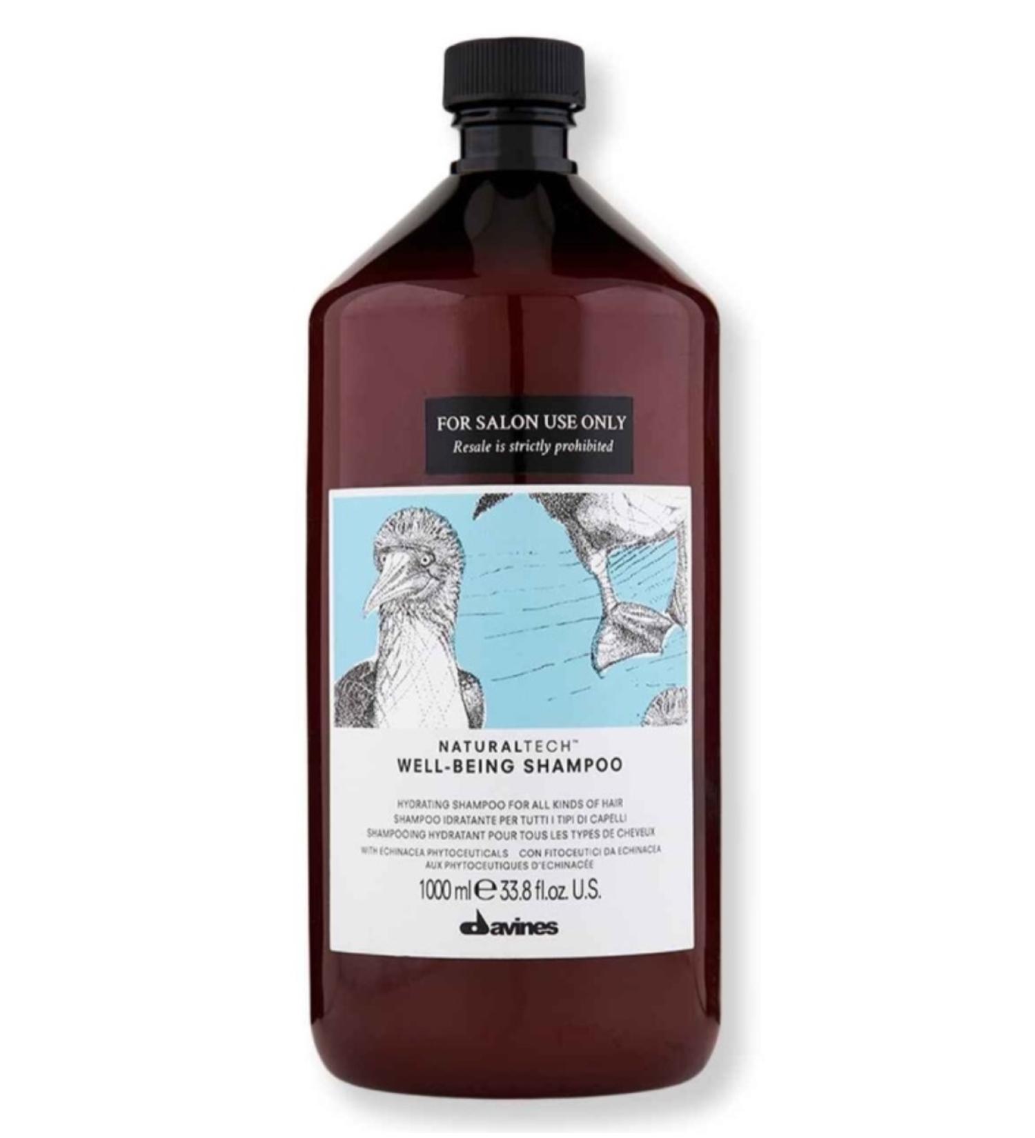 Davines Well-Being: Alcohol-Free Shine Daily Care Shampoo 1000ml COD71261 BEAUTYSECRETSQ12