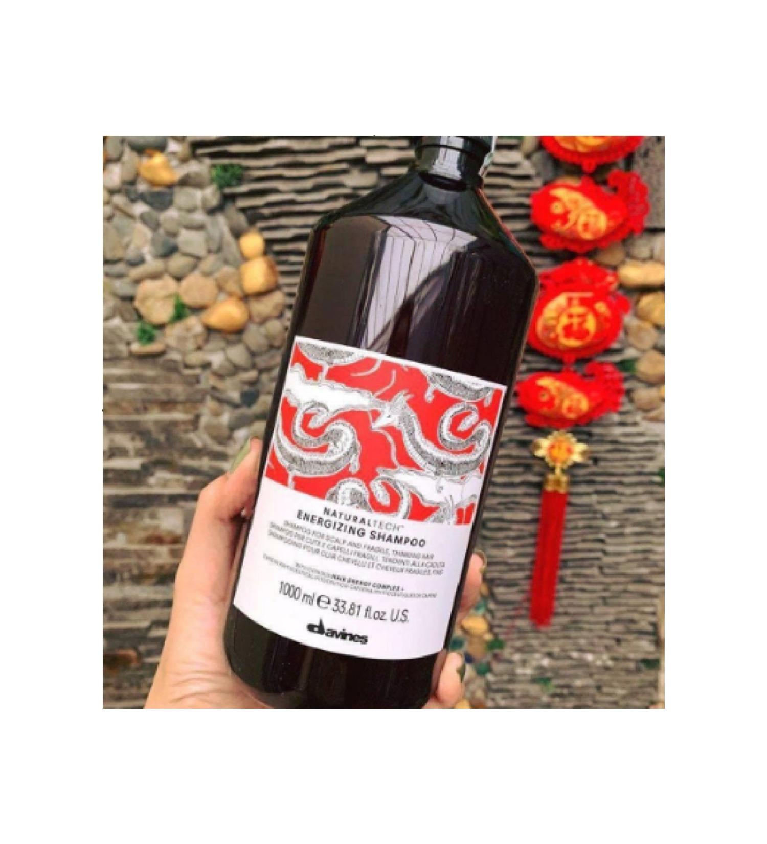 Davines Caffeine-Containing Stimulating Shampoo for Hair Prone to Falling: Energizing 1000mlBEAUTYSECRETSQ14