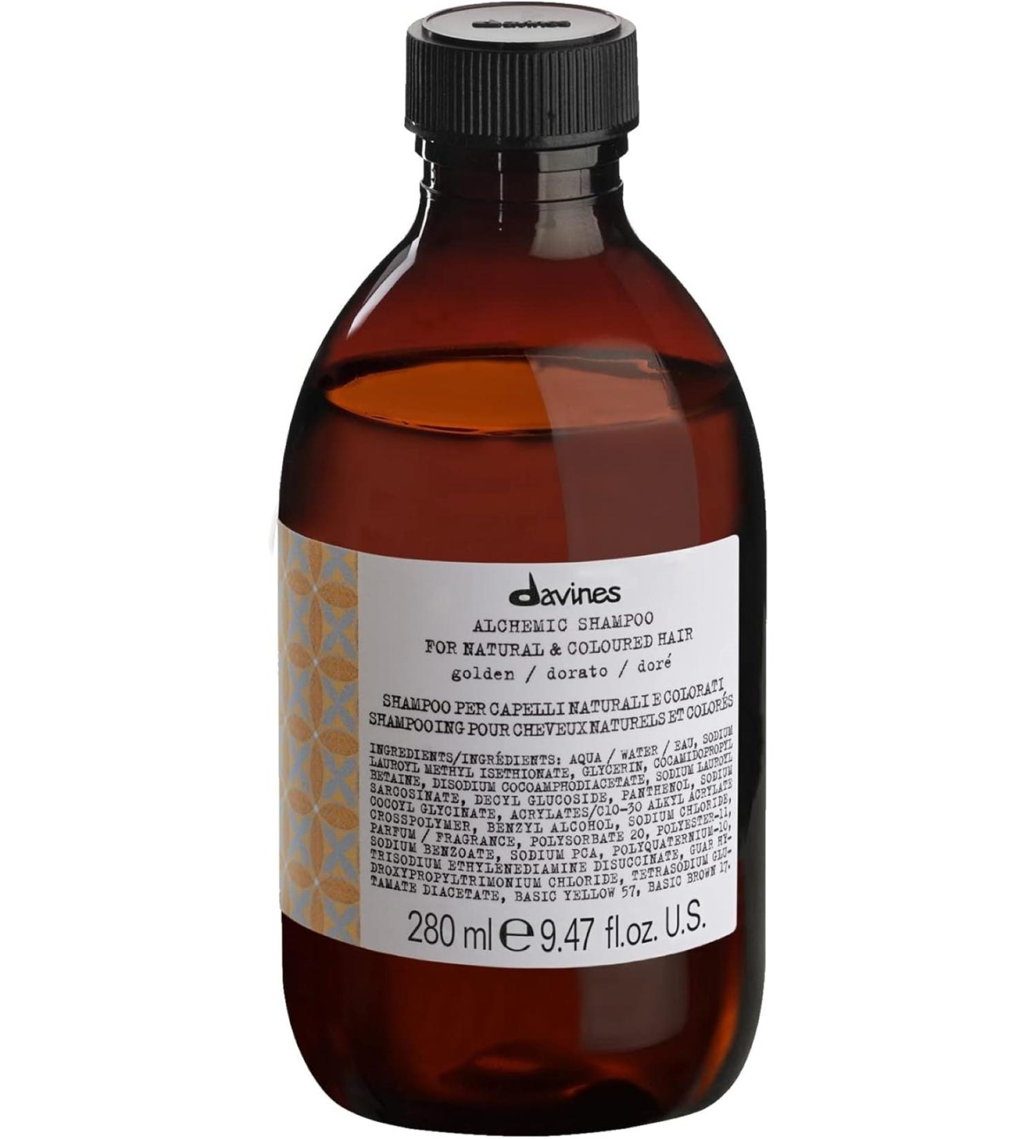Davines Colour Protecting Moisturizing Shampoo: ALCHEMIC Golden 9.46 fl.oz. ECBEAUTYQ5