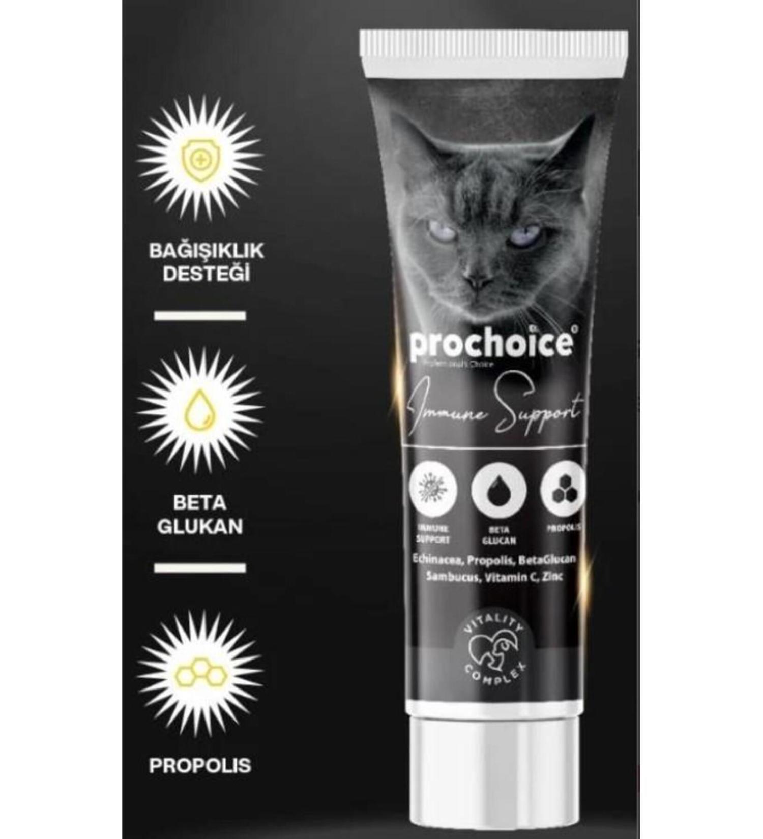 Pro Choice Immune Support Cat Malt Paste 100 ml - Petshopundan