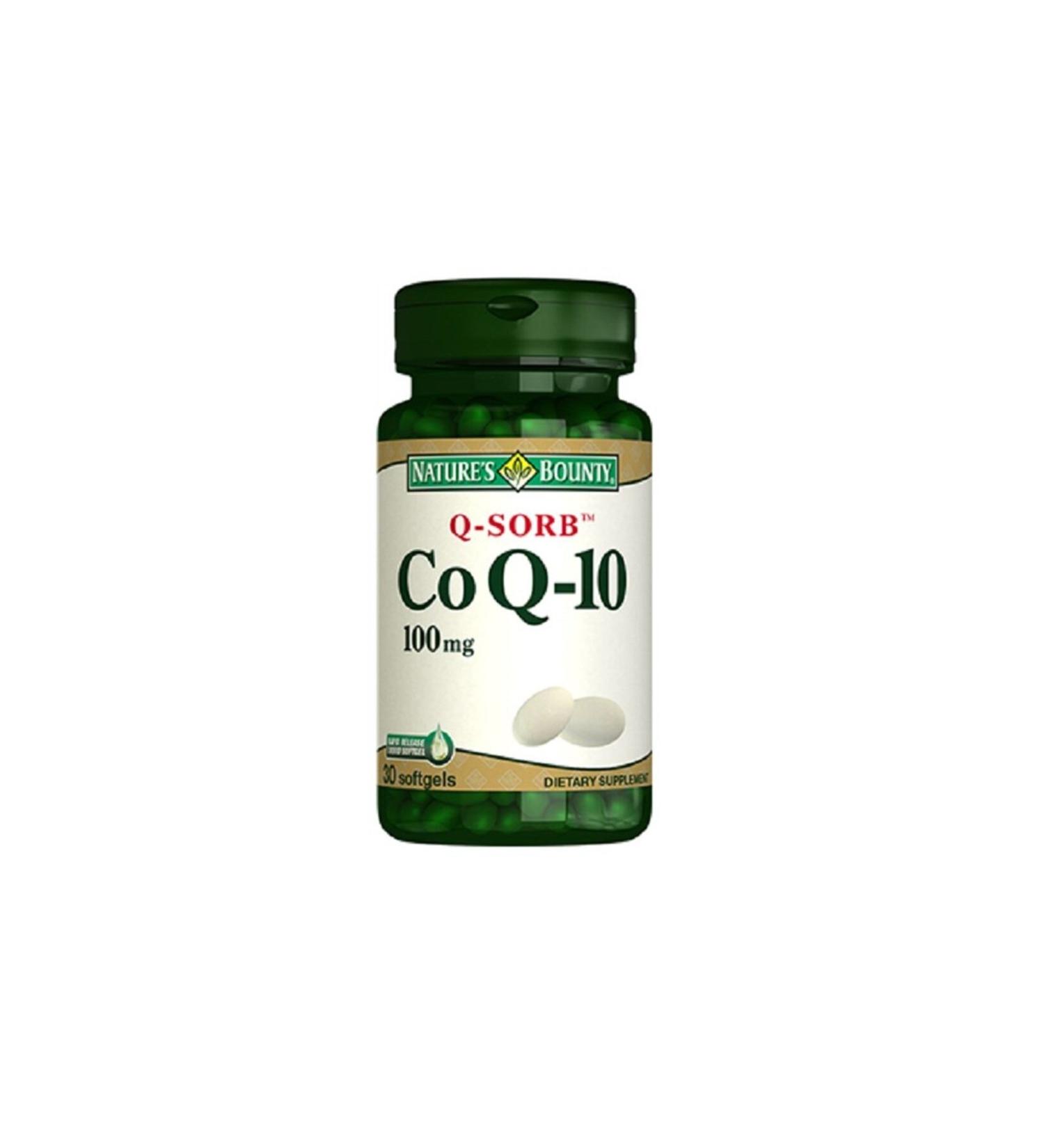 Natures Bounty Coq-10 100 Mg 30 Softgels
