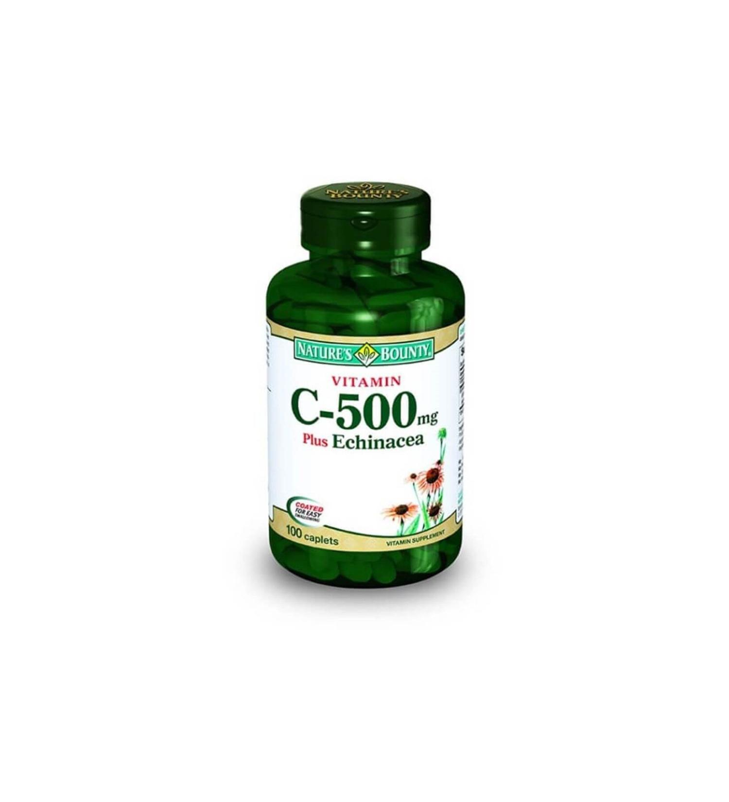 Natures Bounty Nature's Bounty Vitamin C 500 Mg Plus Echinacea 100 Tablets