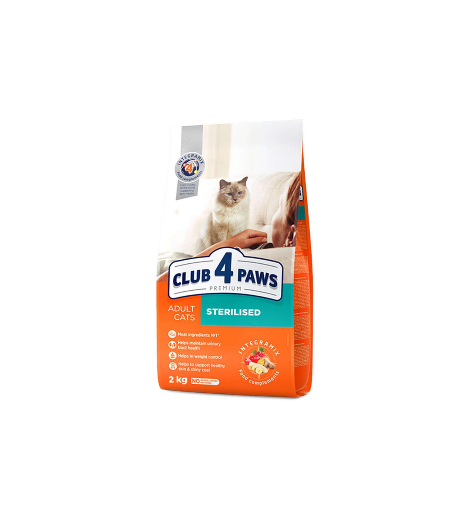 Club4Paws Premium Sterilized Cat Food 2 Kg 543133