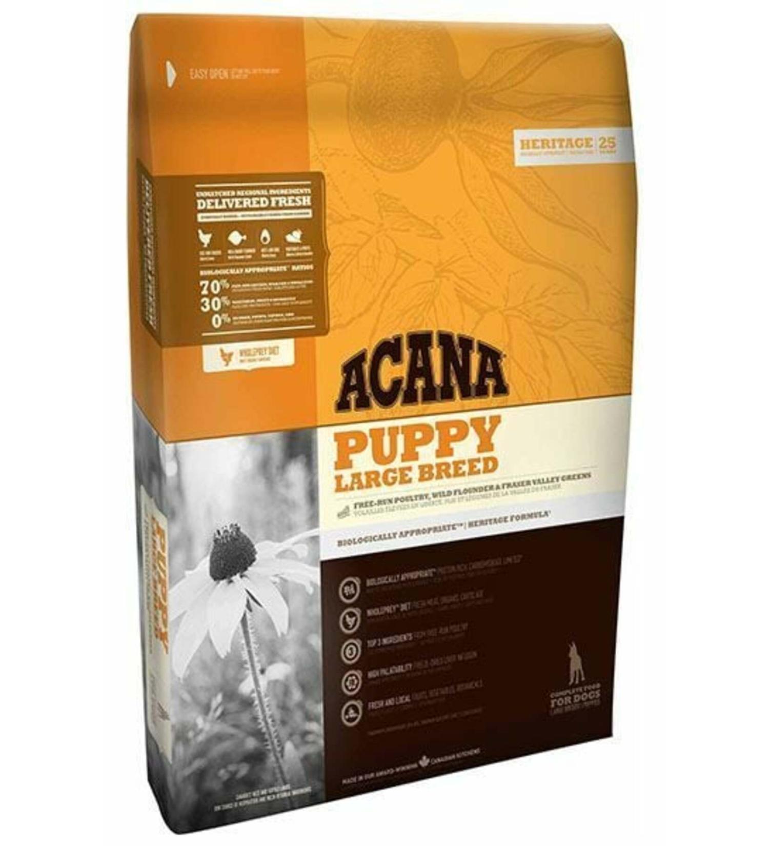 Acana Puppy Large Grain-Free Chicken and Fish Large Breed Puppy Food 11.4 Kg - Petshopundan