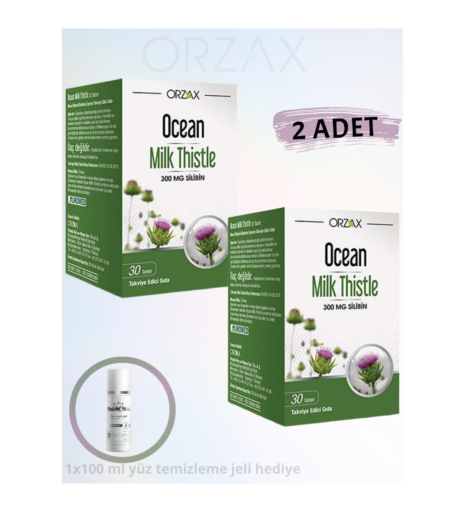 Ocean Milk Thistle (Melt Thistle Extract) 30 Tablets Food Supplement - 2 PCS - /SET1144 - Buy Online on GoSupps.com