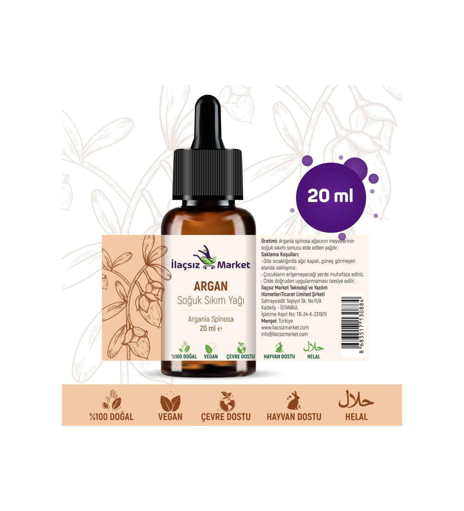 Drug-Free Market Argan Oil / 20 Ml