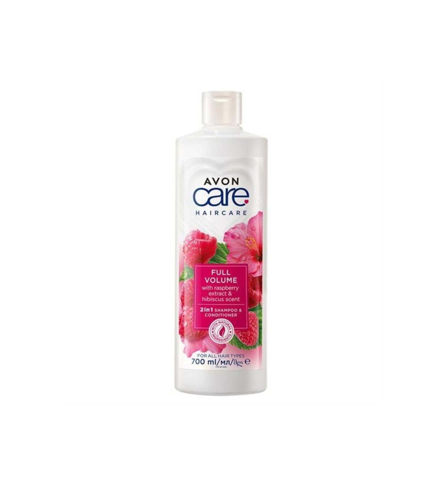 Avon Care Raspberry and Hibiscus Extracts 2 in 1 Shampoo and Conditioner 700ml