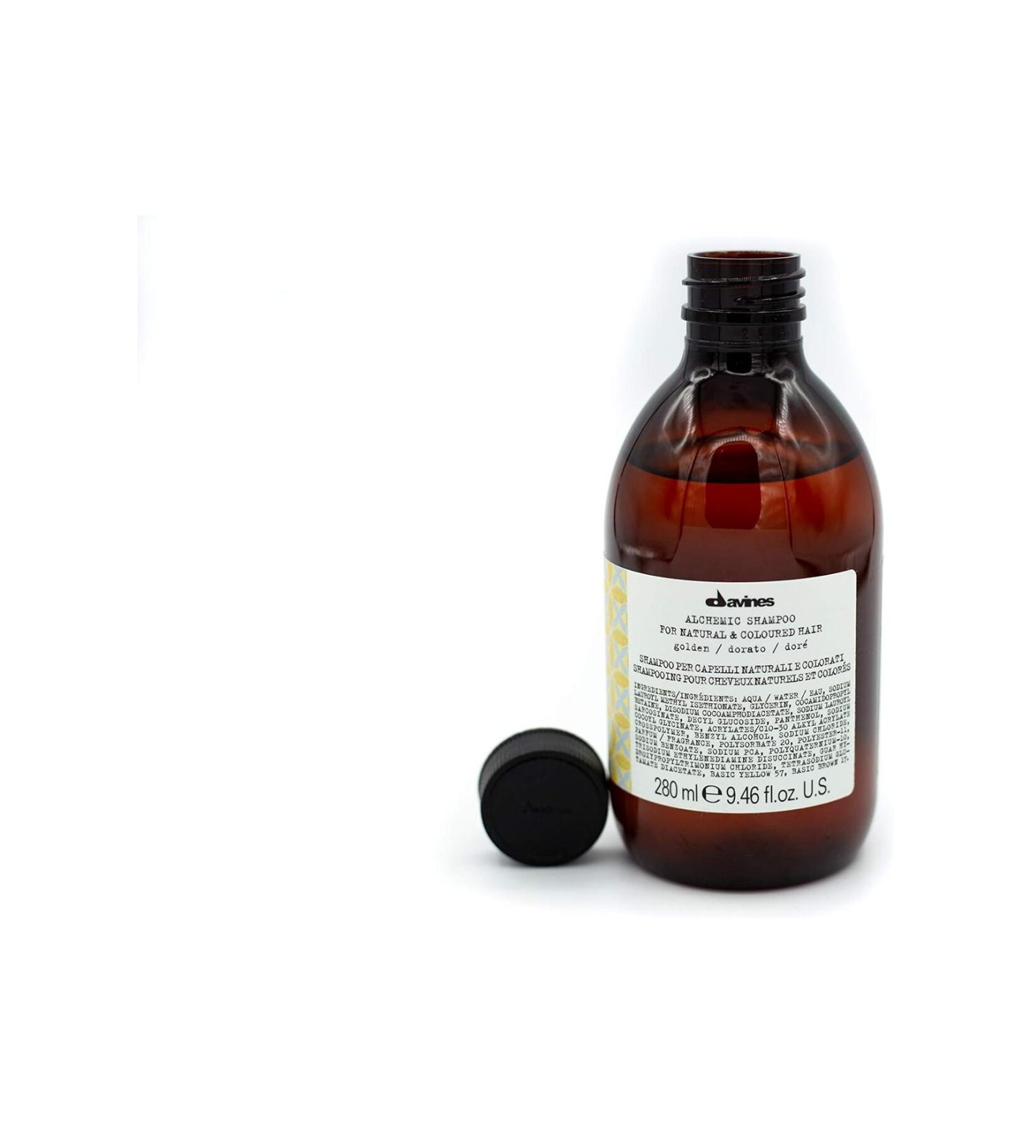 Davines ALCHEMIC Golden Reflection Enhancer Gentle Cleansing Shampoo 280 ml BEAUTYSECRETSQ30