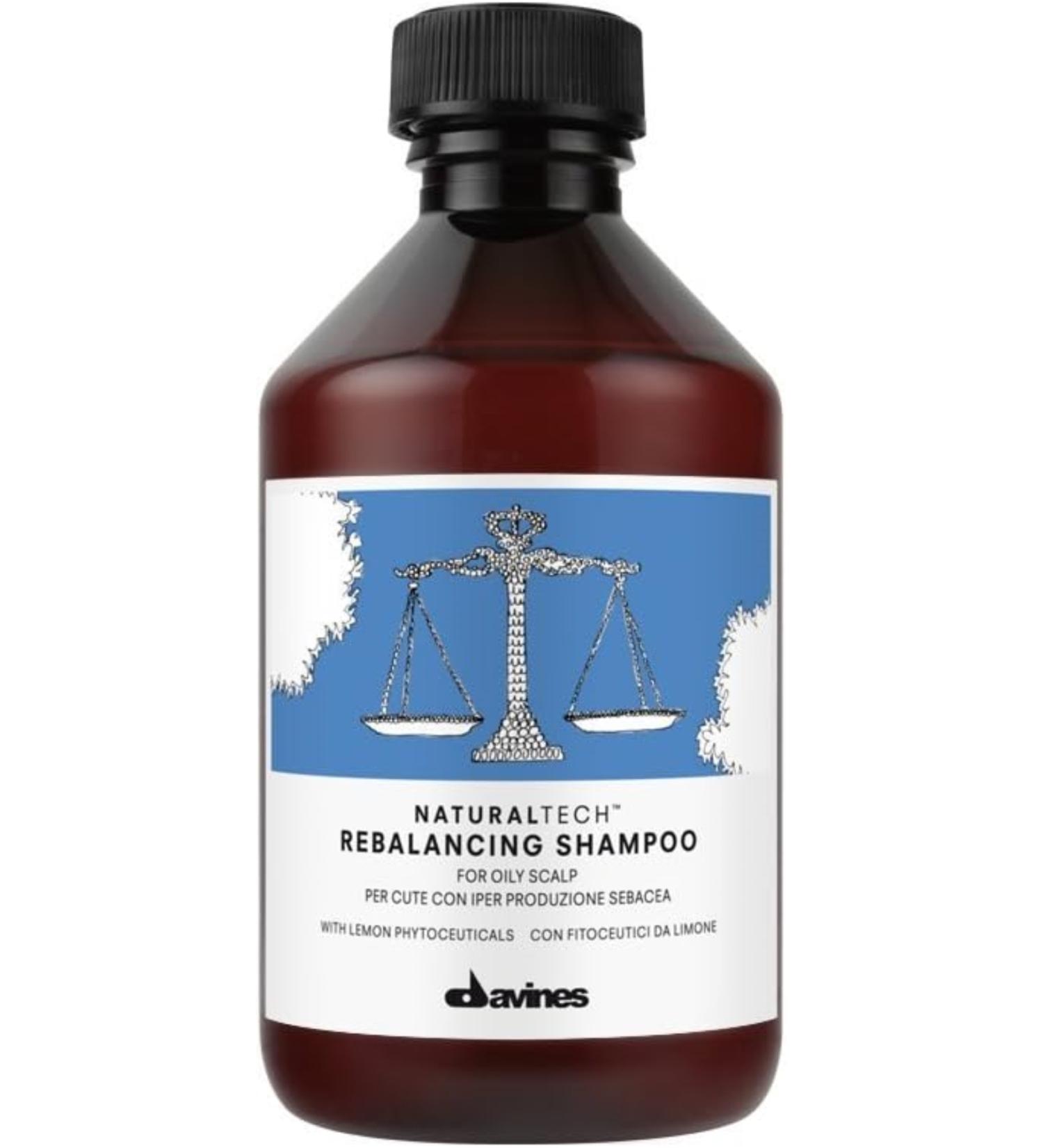 Davines Soothing Shampoo to Balance Excess Sebum Production: REBALANCING 8.45 fl.oz BEAUTYSECRETSQ17