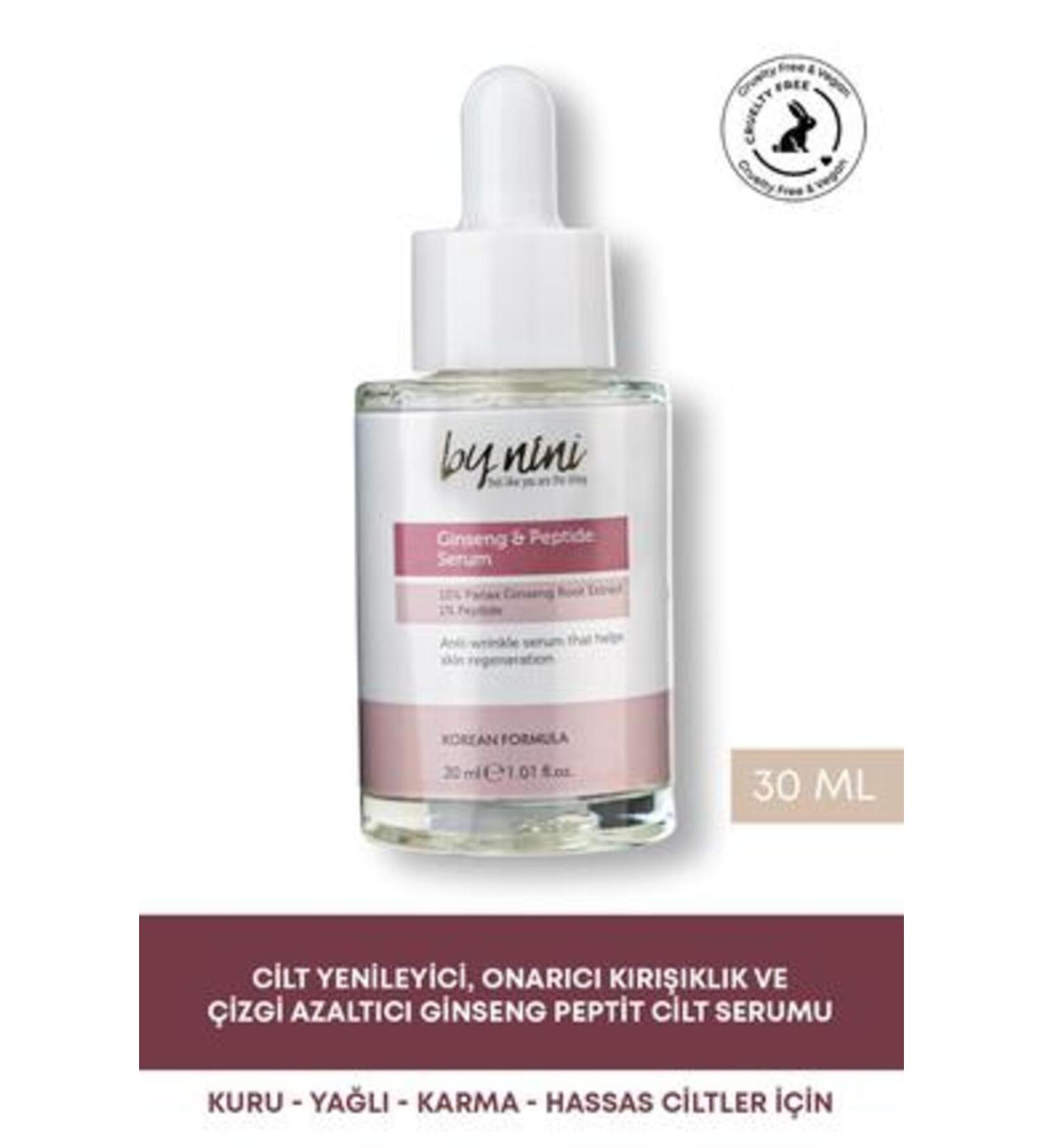 NOVAFACE STD Skin Rejuvenator Repair Wrinkle and Line Reducer Ginseng & Peptide Serum 30 ml Classic