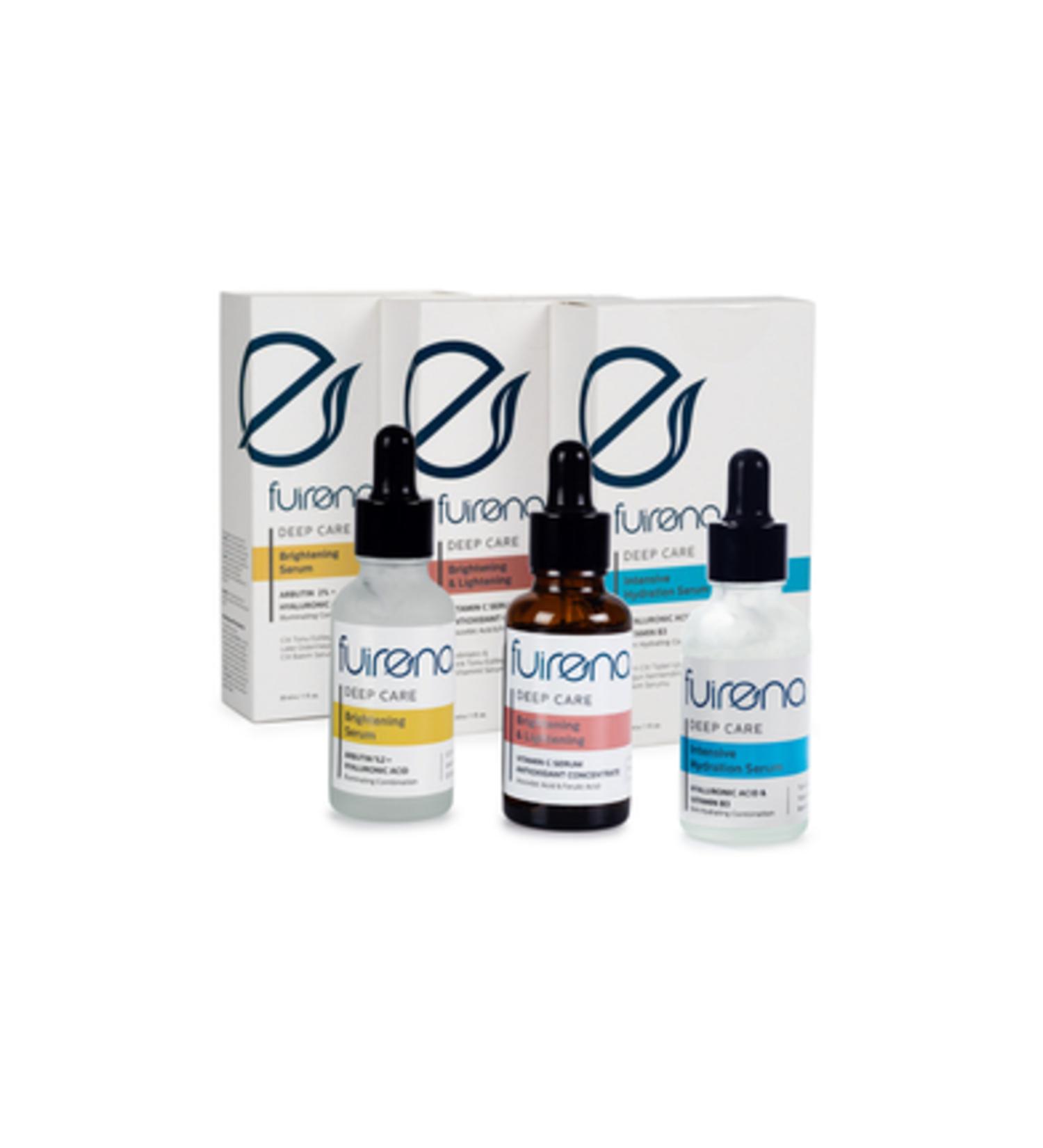 NOVAFACE STD Deep Care 3-Piece Brightening Vitamin C Moisturizing Skin Care Serum Set Classic