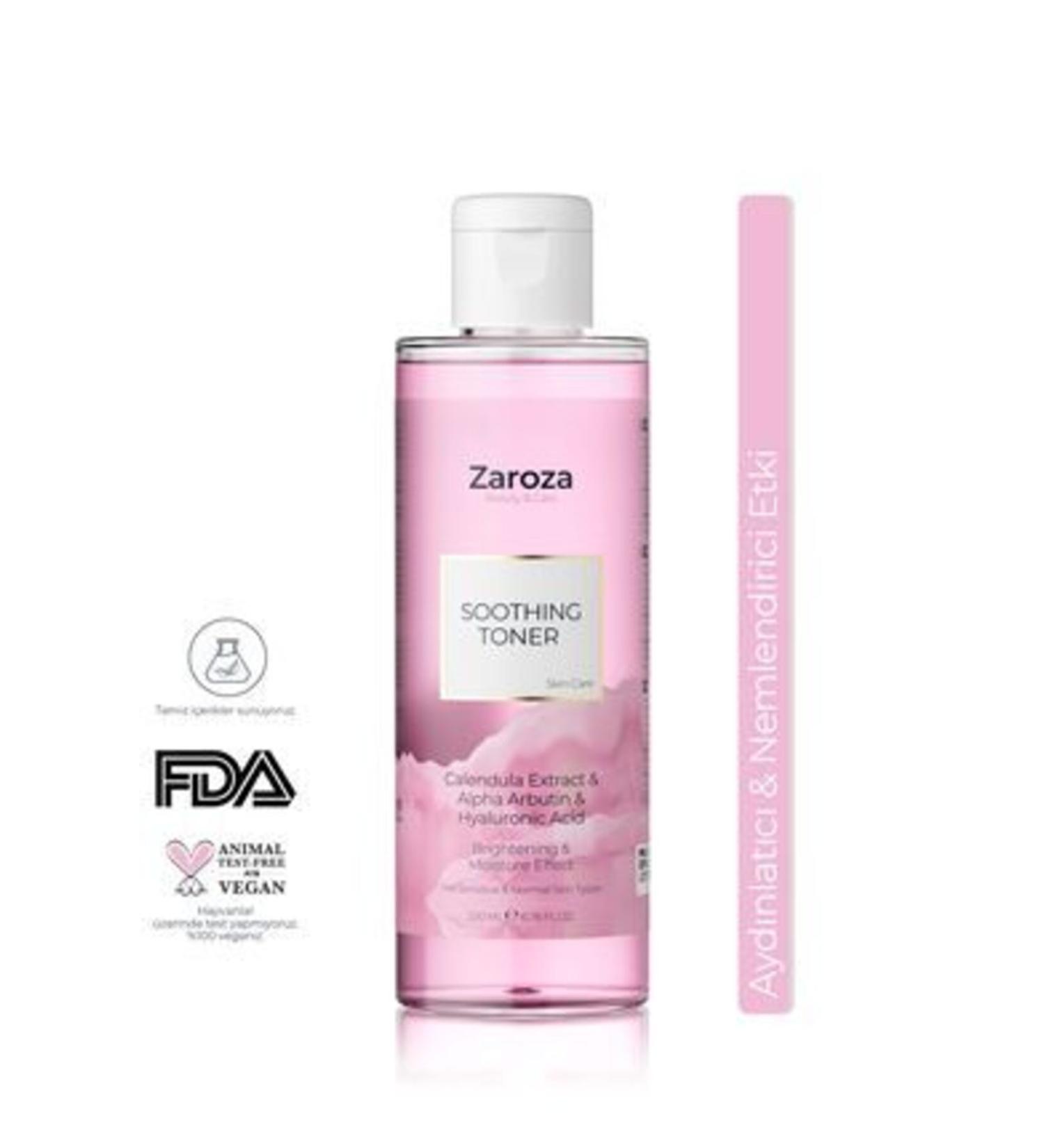 NOVAFACE STD Soothing Toner | Brightening & Moisturizing Pink Toner - 200 ml Classic