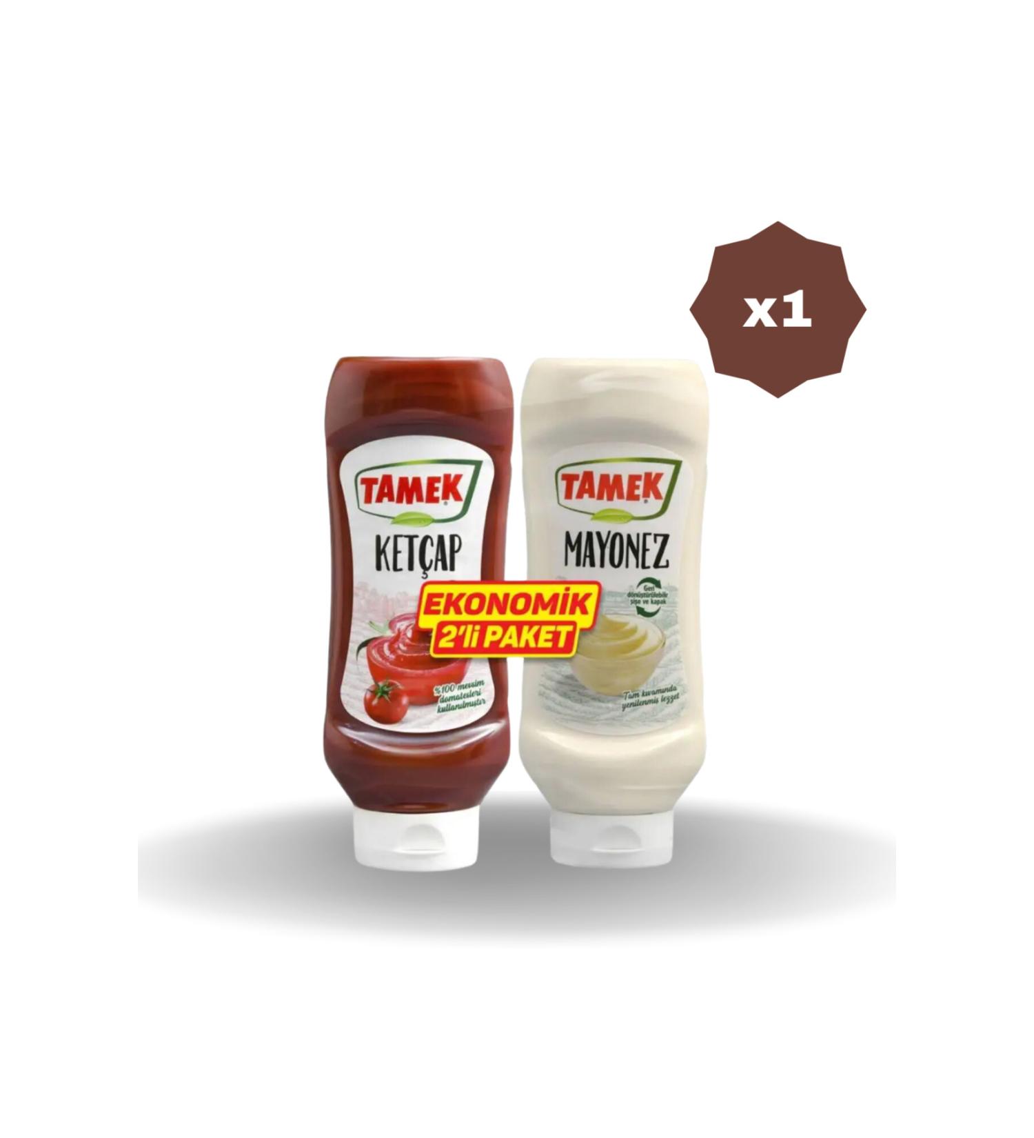TAMEK KATCHAP 600 GR + MAYONNAISE 540 GR X 1 PIECE