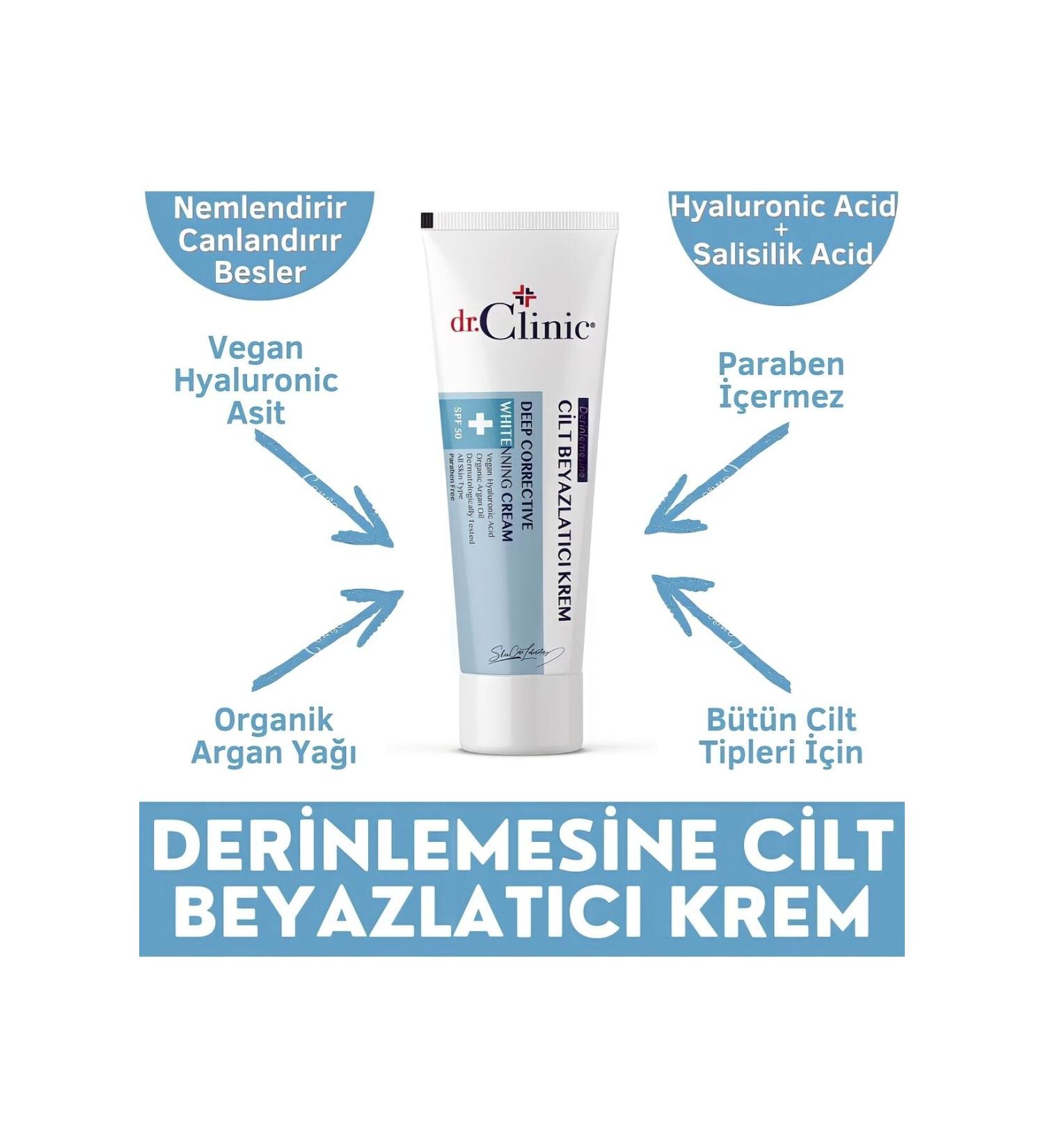 ALMARANDI Dr.clinic Deep Skin Whitening Cream 50 Ml