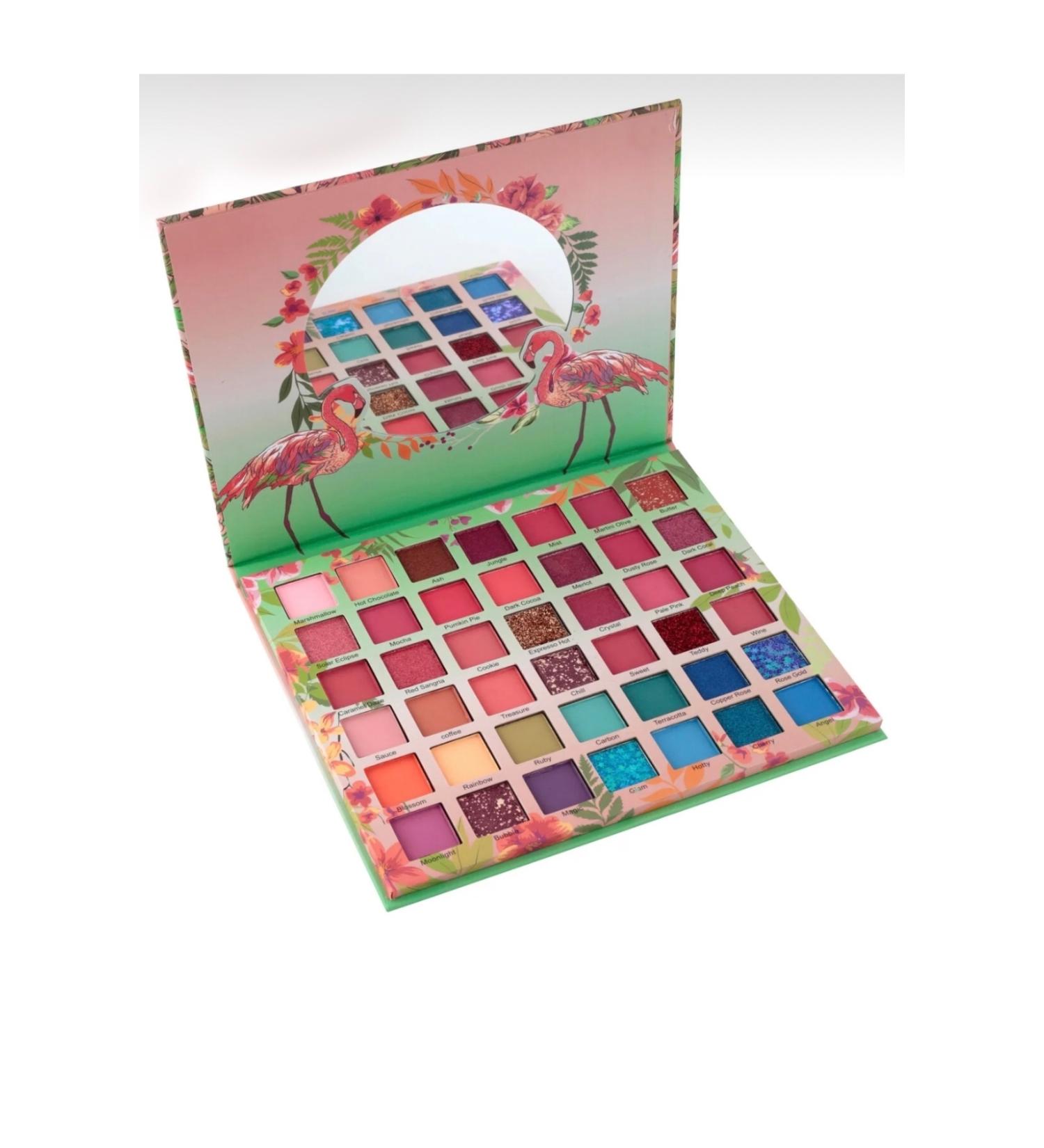 The Beauty Band Flamingo Holiday 42 Color Eyeshadow Palette