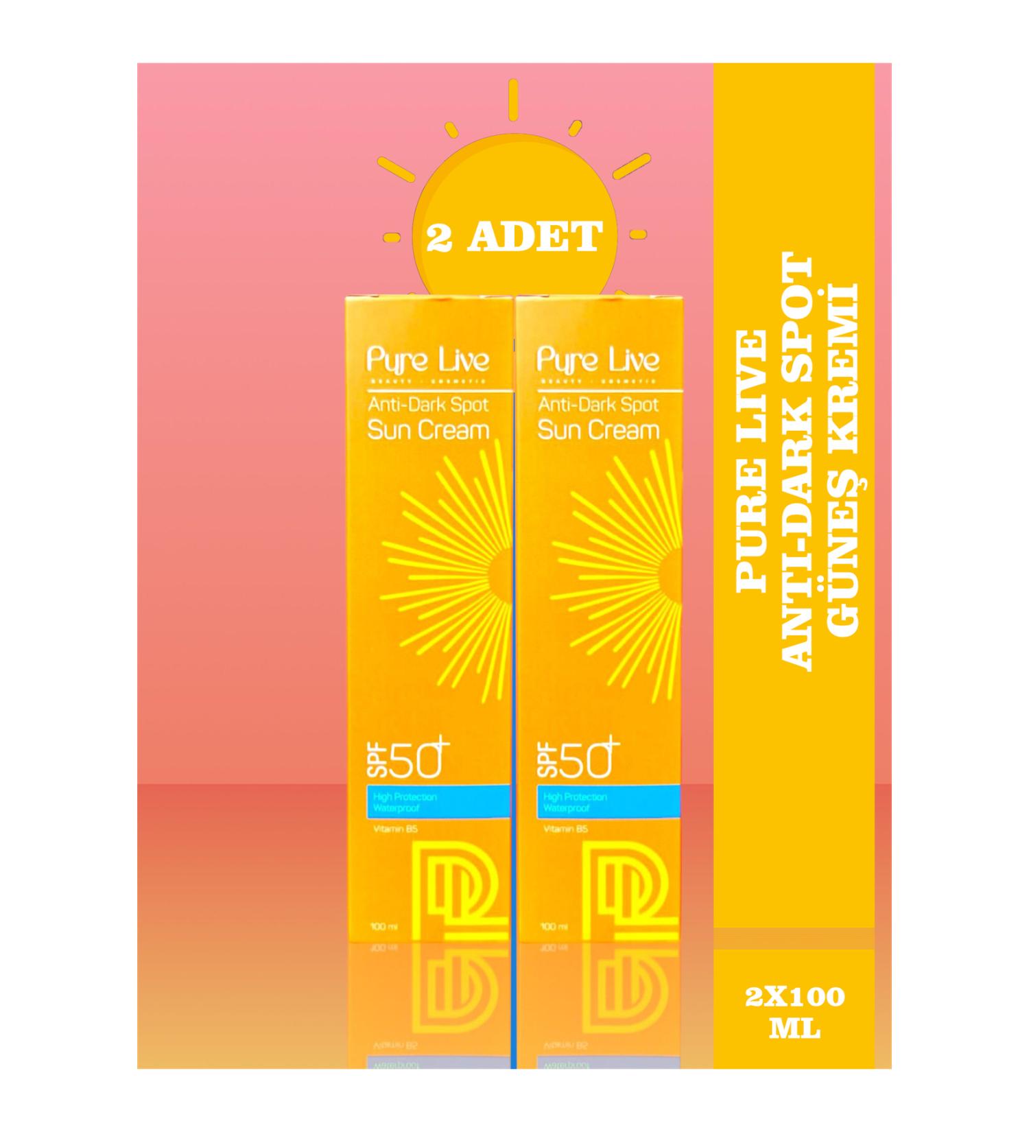 purelive Anti-Dark Spot Sun Cream 2 Pieces