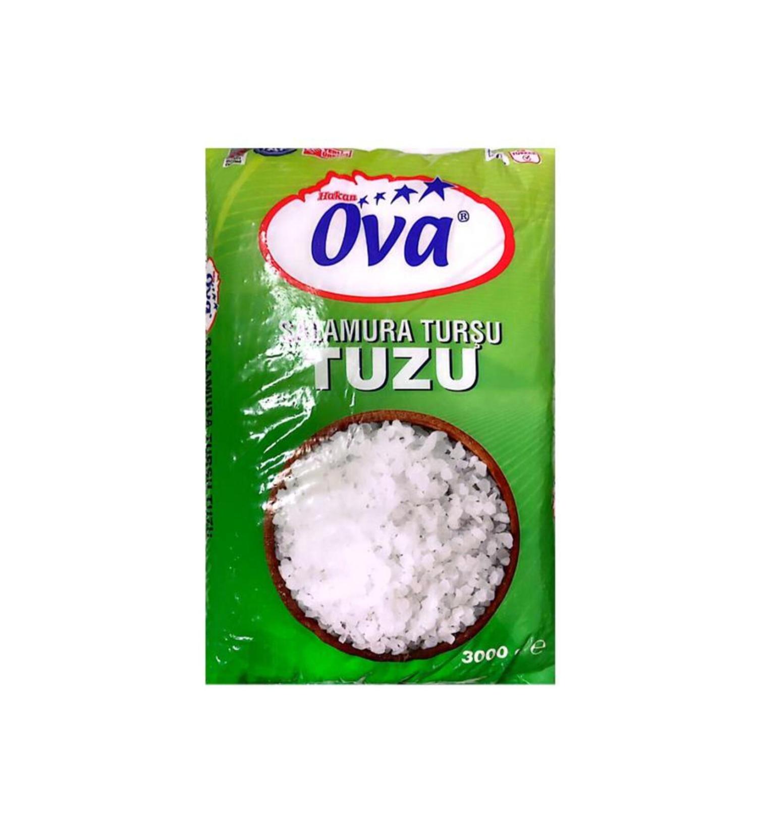 OVA Salt Coarse Brine 3000 gr X 5 Pieces