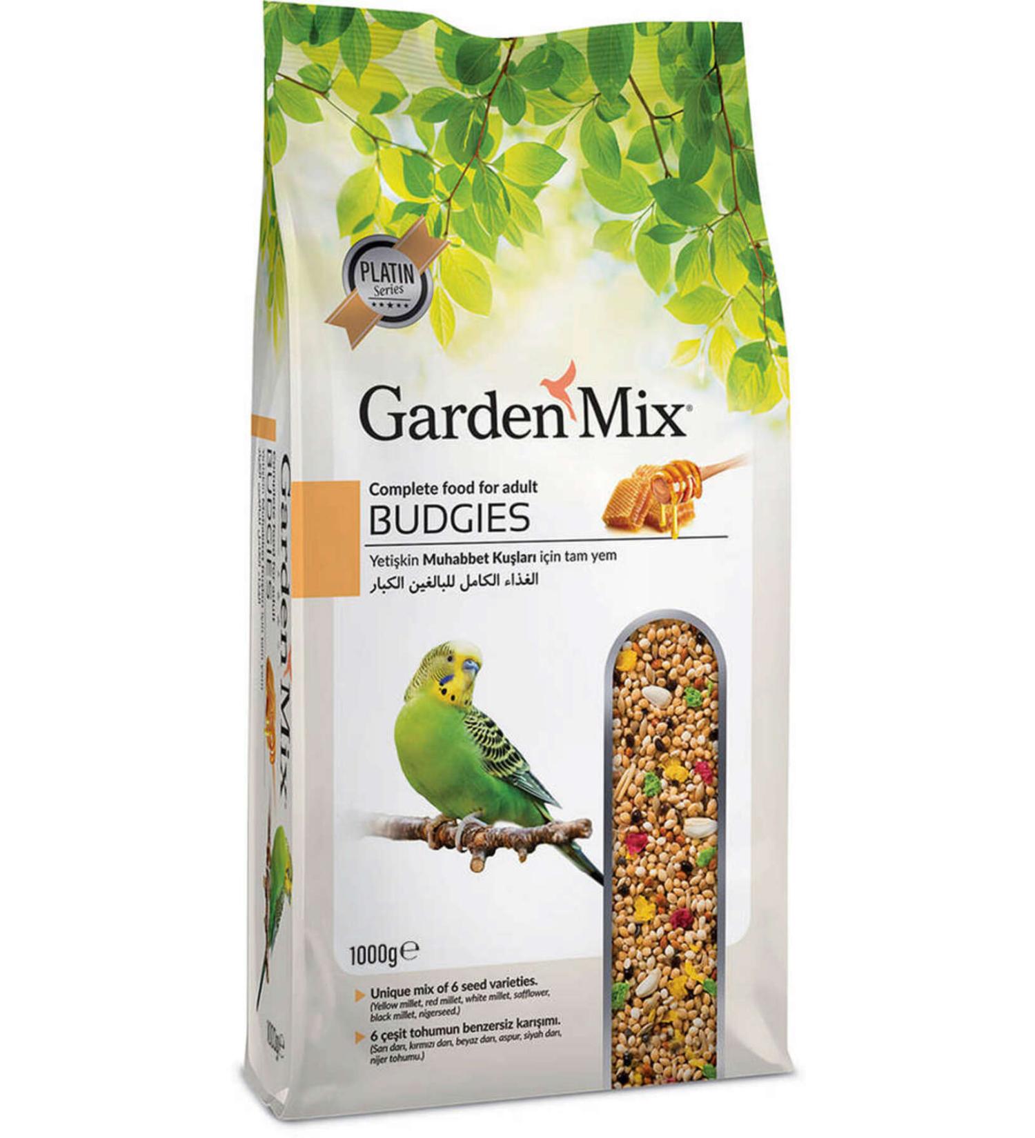 Gardenmix Platinum Honey Budgie Bird Food 1kg 533132