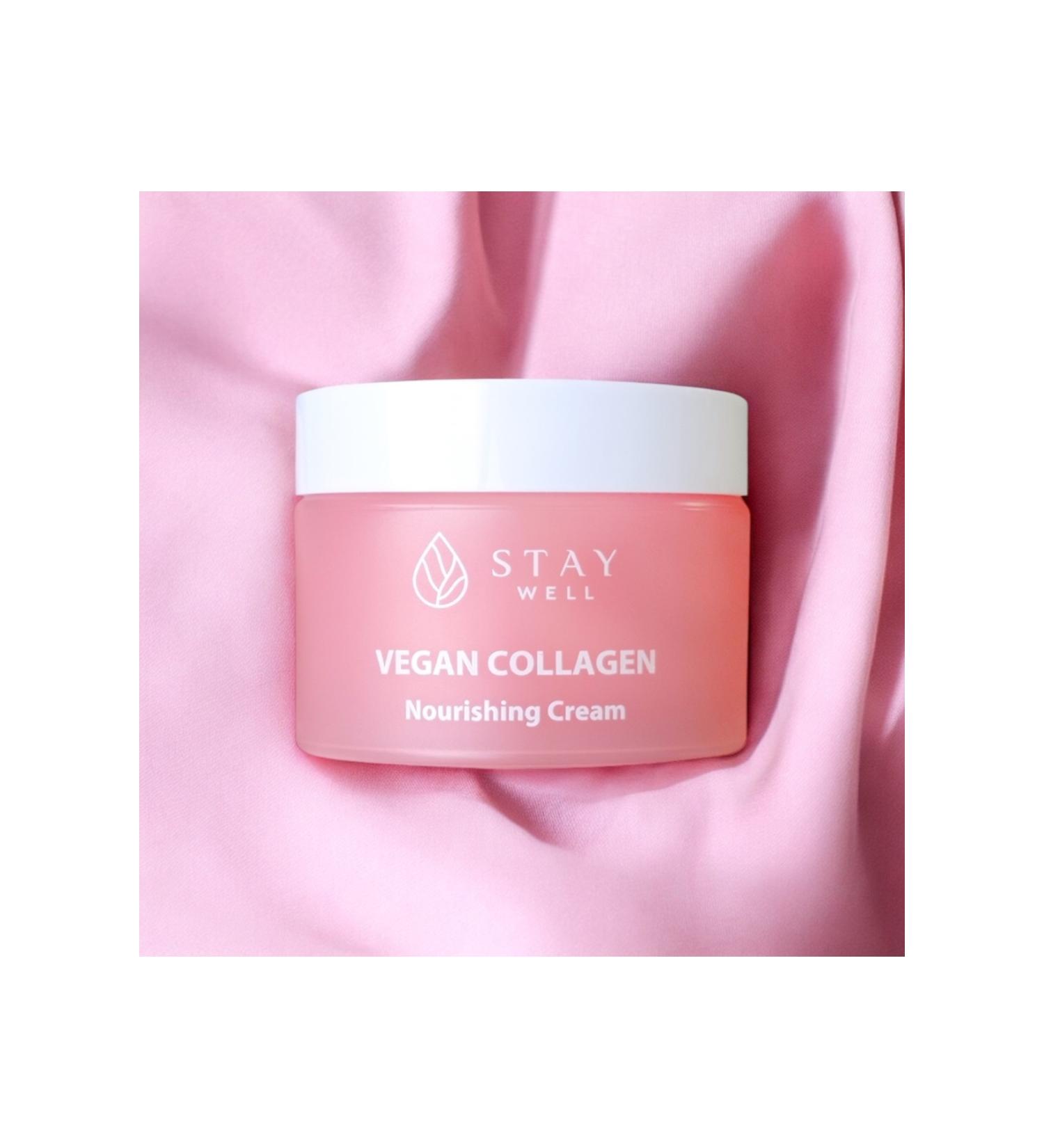 STAY WELL Vegan Collagen Cream - Collagen Anti-Wrinkle Moisturizing Cream - Buy Online on GoSupps.com