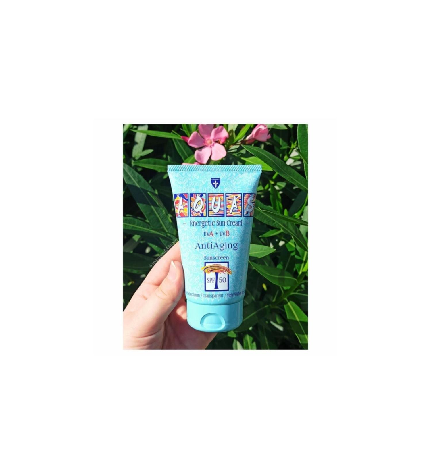 Aquas Anti Aging Sun Cream Spf50 100ml 5060409582748