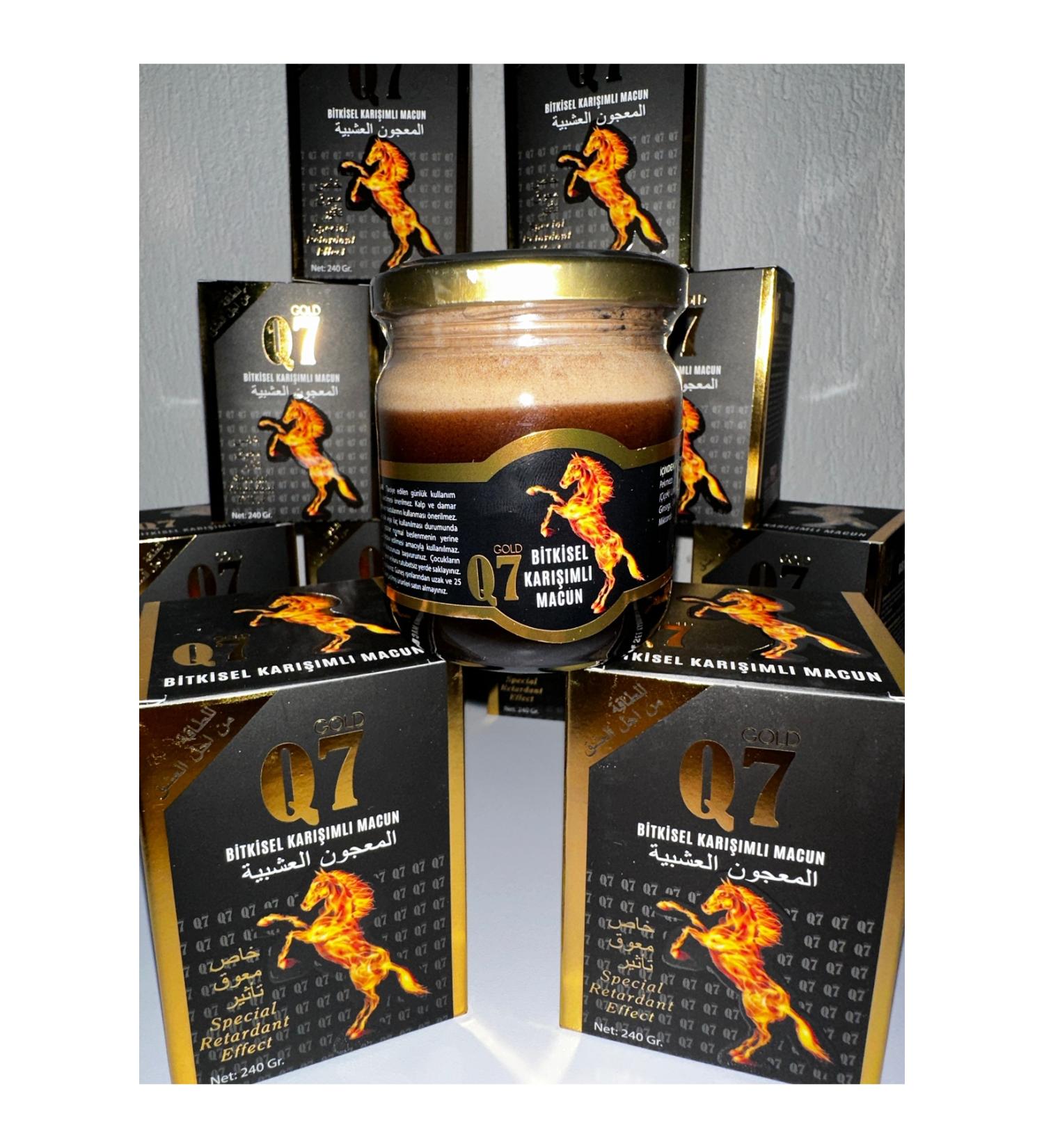 Q7 Gold Q7 herbal honey paste for men is effective for 24 hours - Buy Online on GoSupps.com
