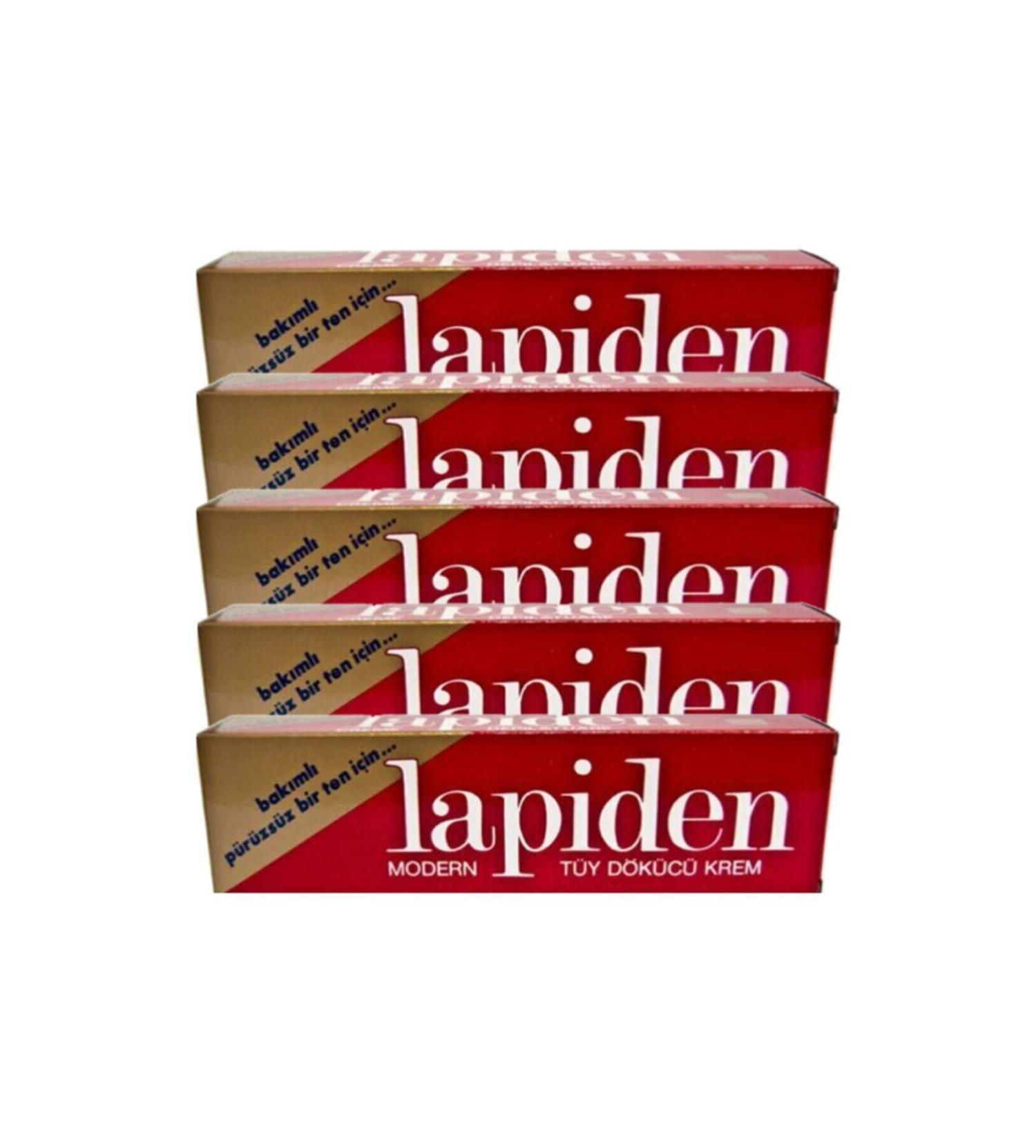Lapiden Classic Red Hair Removal Cream 40 gr 5 Pieces