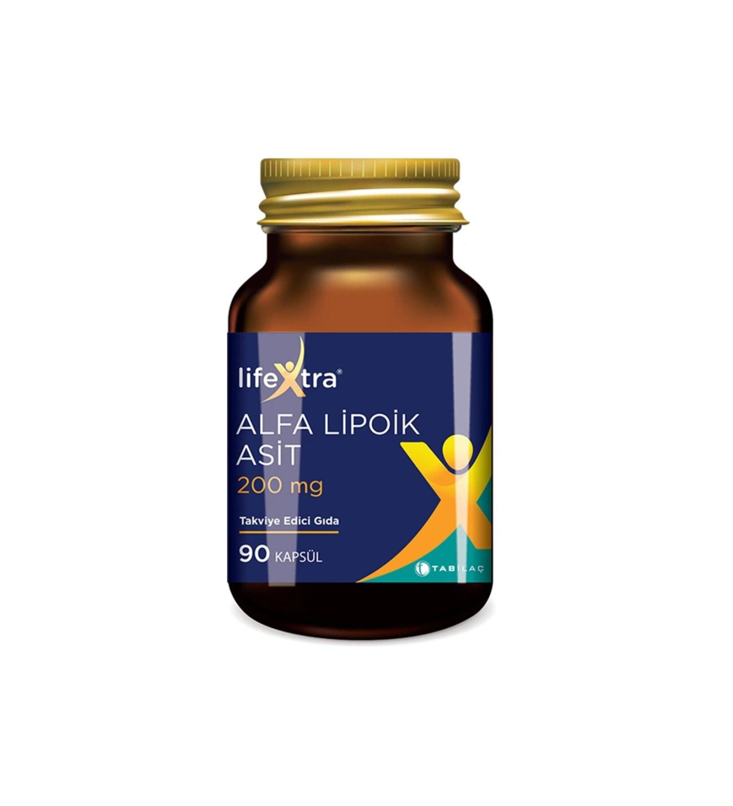 Tab la Lifextra Alpha Lipoic Acid 90 Capsules 8680133001208 - Buy Online on GoSupps.com