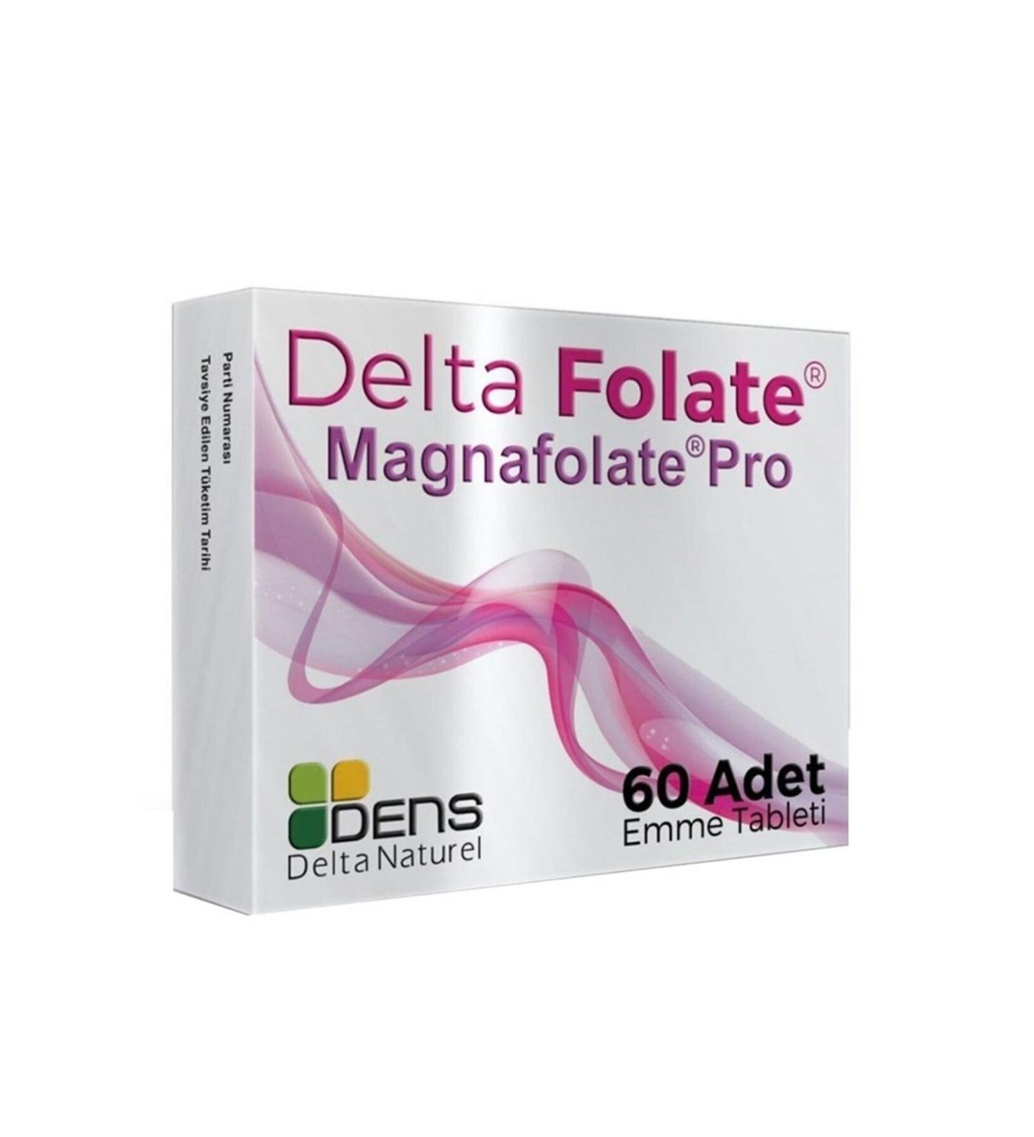 Delta Folate Magnafolate Pro 60 Tablets 8682048493697