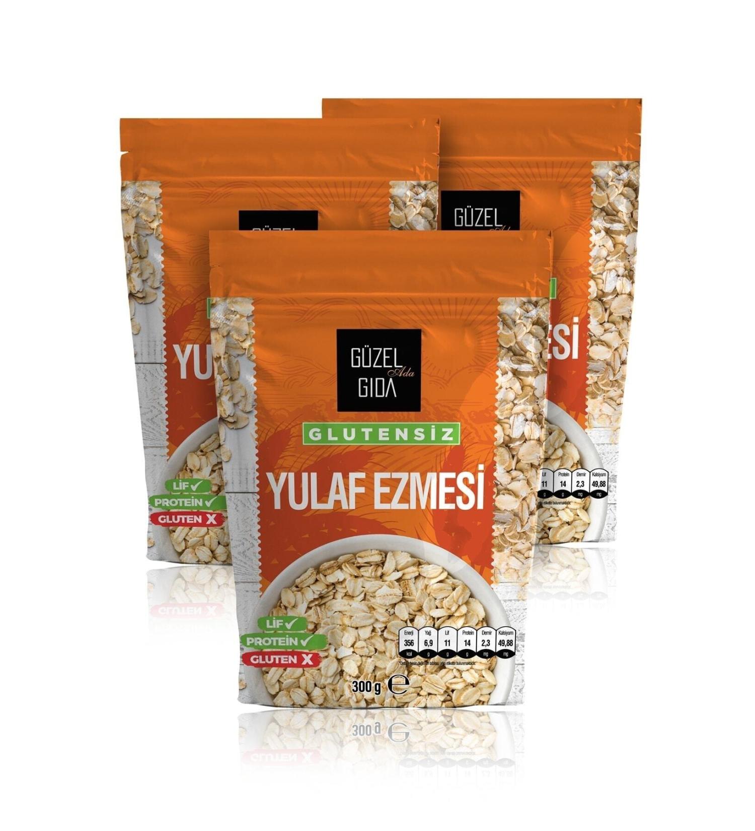 Guzel Ada G da Gluten Free Oatmeal 300 gr 3 Pieces - Buy Online on GoSupps.com